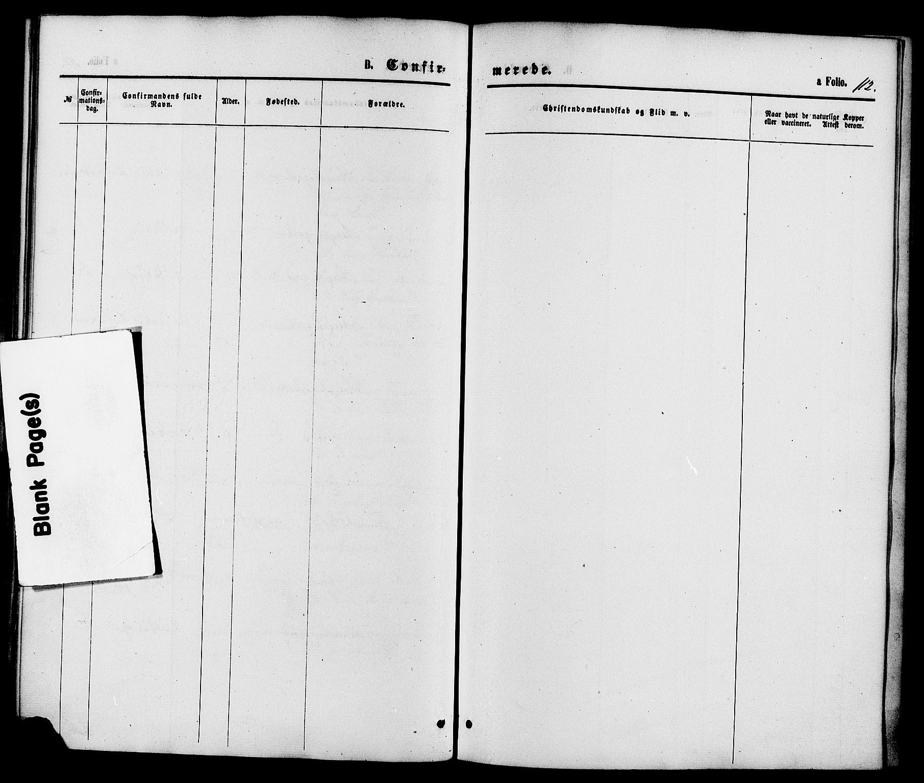 Austre Moland sokneprestkontor, AV/SAK-1111-0001/F/Fa/Faa/L0009: Parish register (official) no. A 9, 1869-1879, p. 112