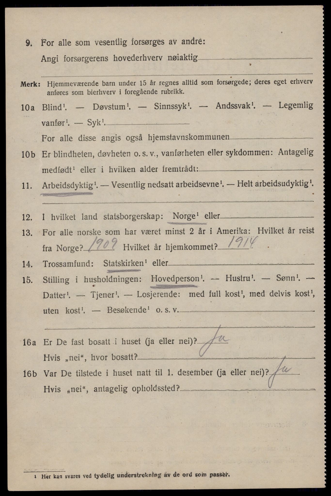 SAST, 1920 census for Varhaug, 1920, p. 4758