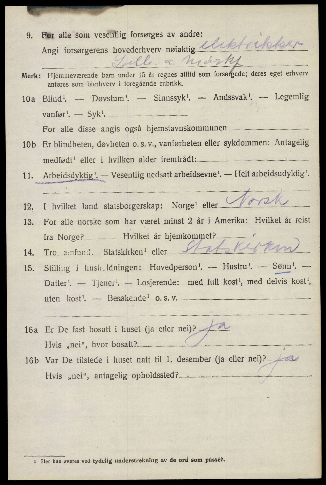 SAO, 1920 census for Askim, 1920, p. 11046