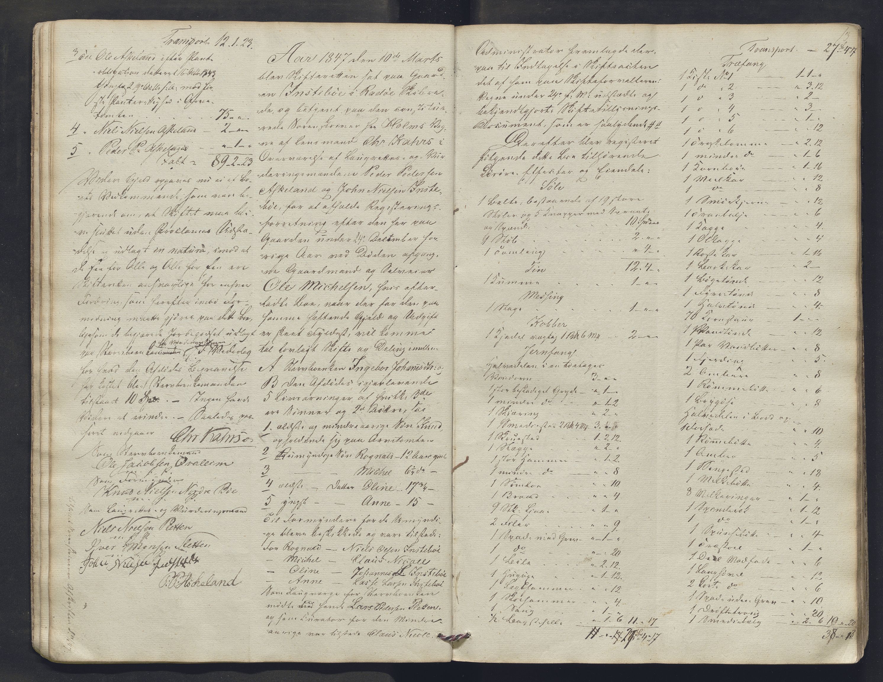 Nordhordland sorenskrivar, AV/SAB-A-2901/1/H/Hb/L0017: Registreringsprotokollar, 1846-1852, p. 13