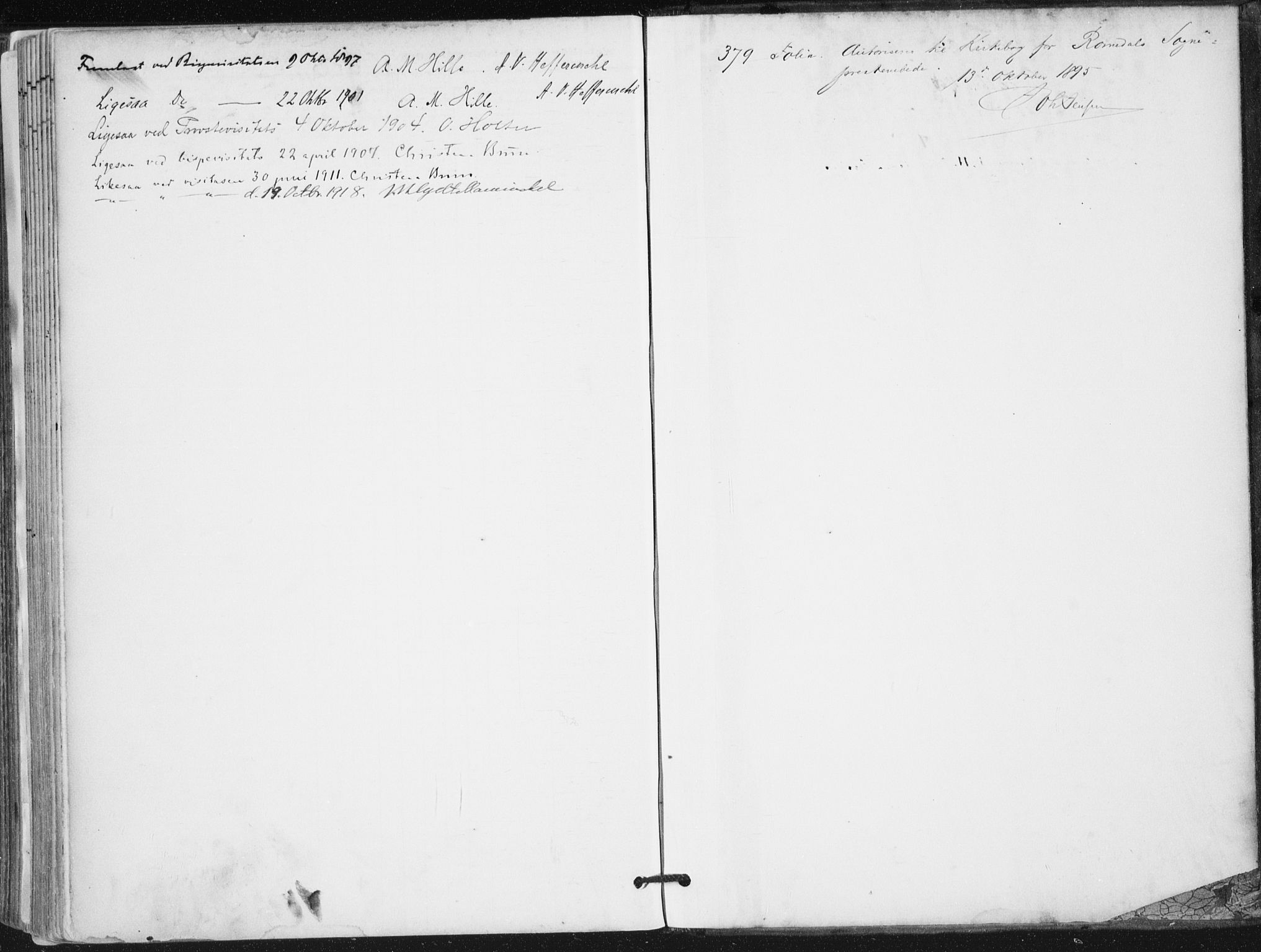 Romedal prestekontor, SAH/PREST-004/K/L0011: Parish register (official) no. 11, 1896-1912