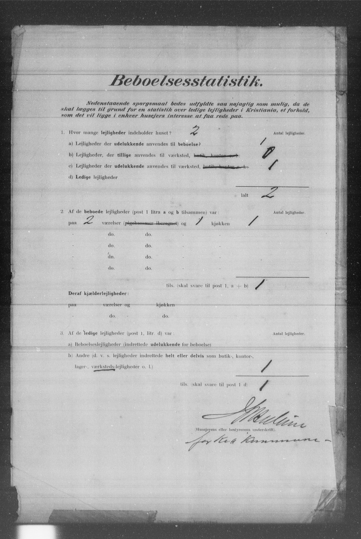 OBA, Municipal Census 1902 for Kristiania, 1902, p. 117