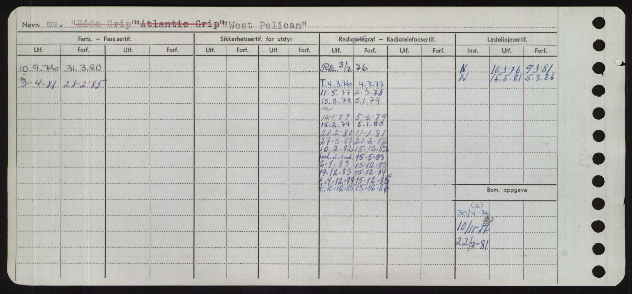 Sjøfartsdirektoratet med forløpere, Skipsmålingen, RA/S-1627/H/Hd/L0041: Fartøy, Vi-Ås, p. 264