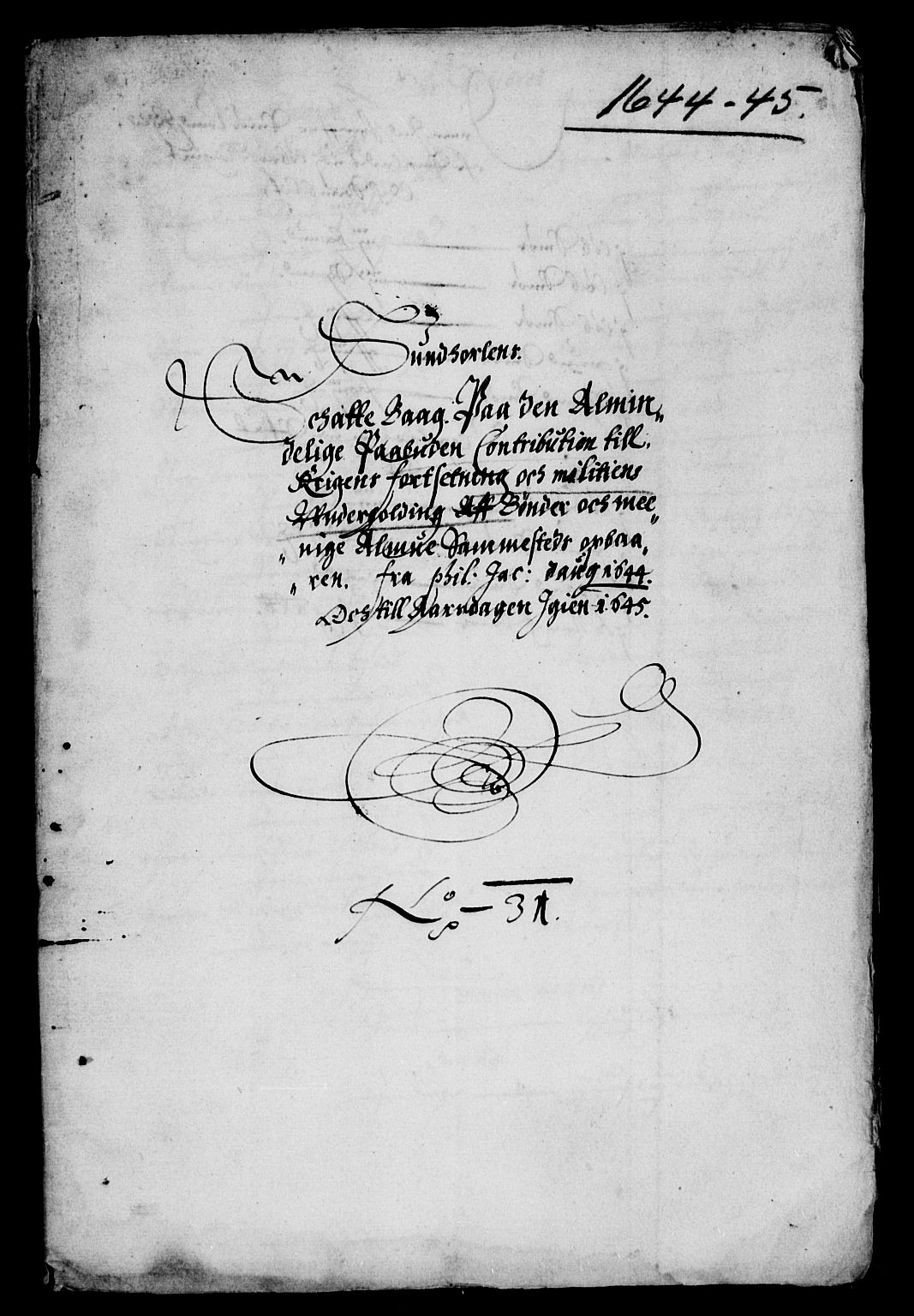 Rentekammeret inntil 1814, Reviderte regnskaper, Lensregnskaper, AV/RA-EA-5023/R/Rb/Rbt/L0100: Bergenhus len, 1641-1646