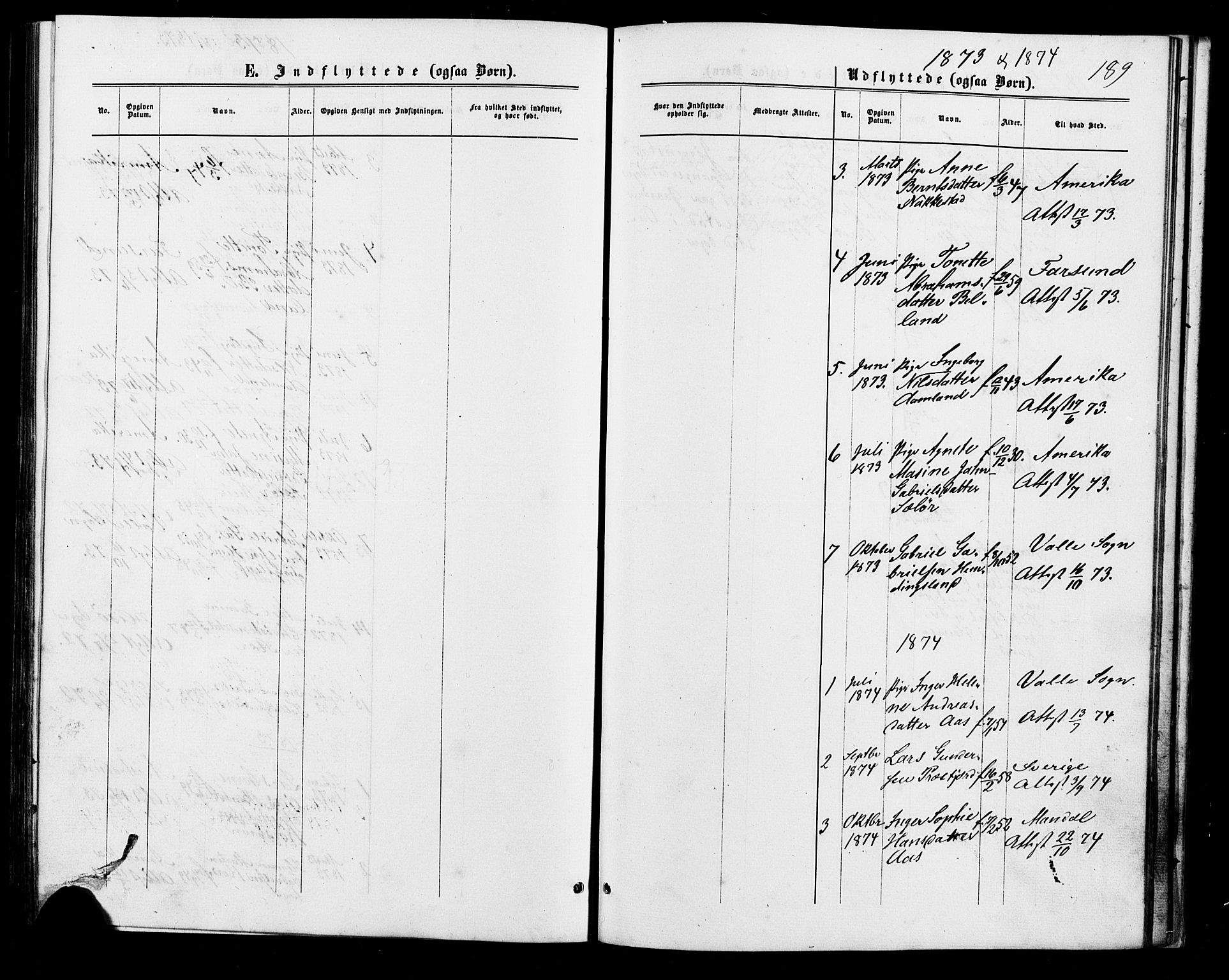 Lyngdal sokneprestkontor, AV/SAK-1111-0029/F/Fa/Faa/L0003: Parish register (official) no. A 3, 1871-1882, p. 189