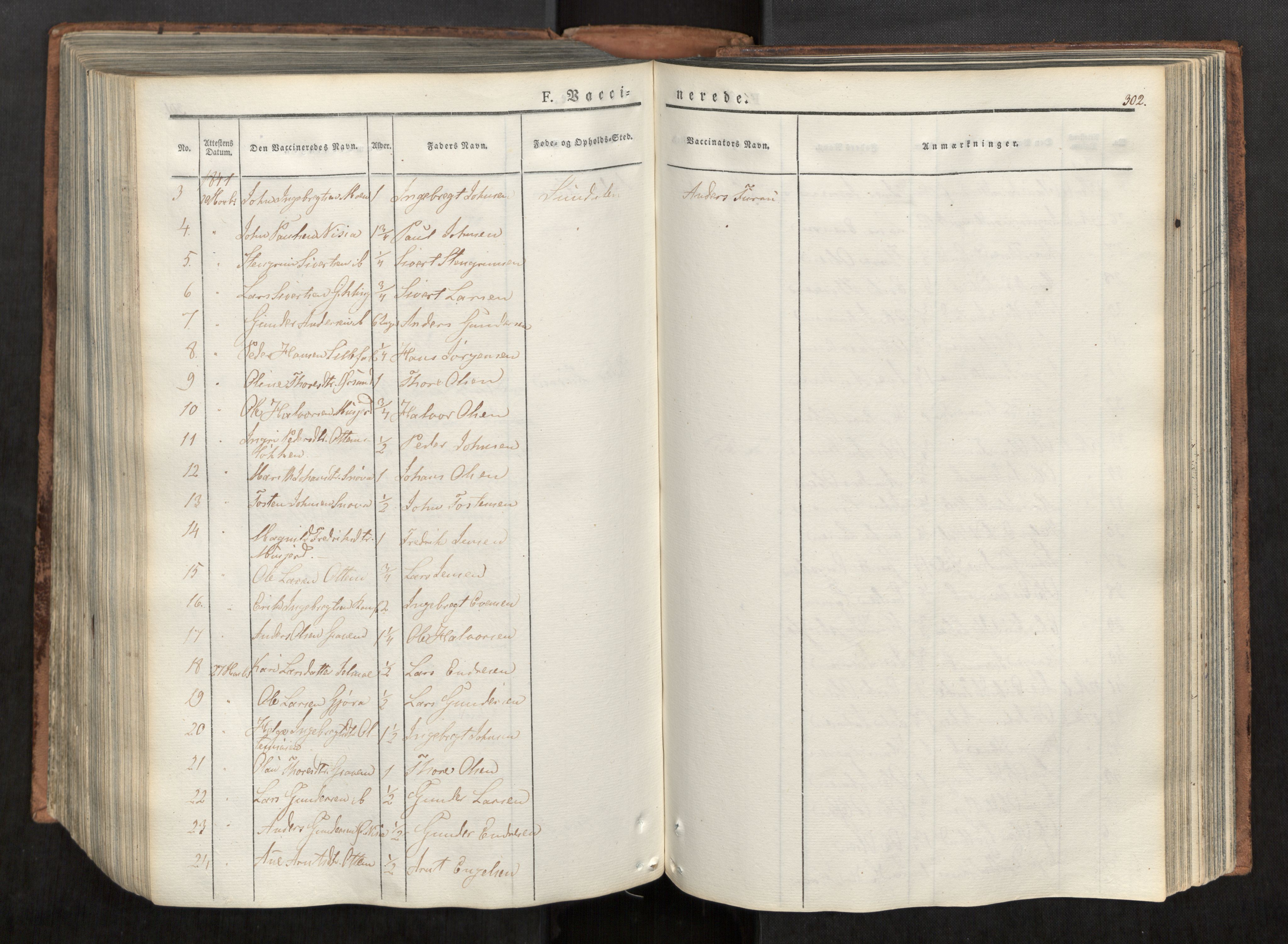 Ministerialprotokoller, klokkerbøker og fødselsregistre - Møre og Romsdal, AV/SAT-A-1454/590/L1012: Parish register (official) no. 590A04, 1832-1846, p. 302