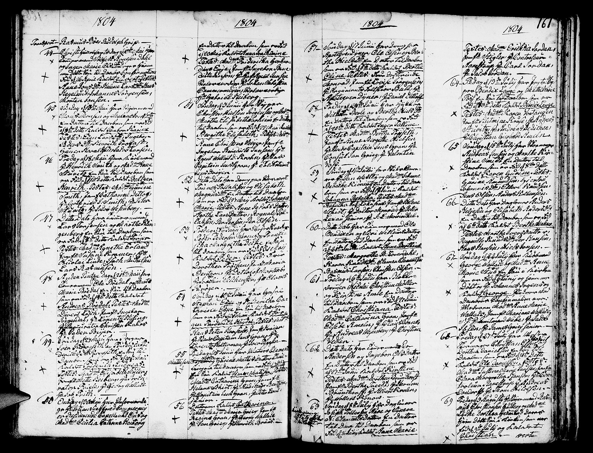 Nykirken Sokneprestembete, AV/SAB-A-77101/H/Haa/L0005: Parish register (official) no. A 5, 1775-1808, p. 161