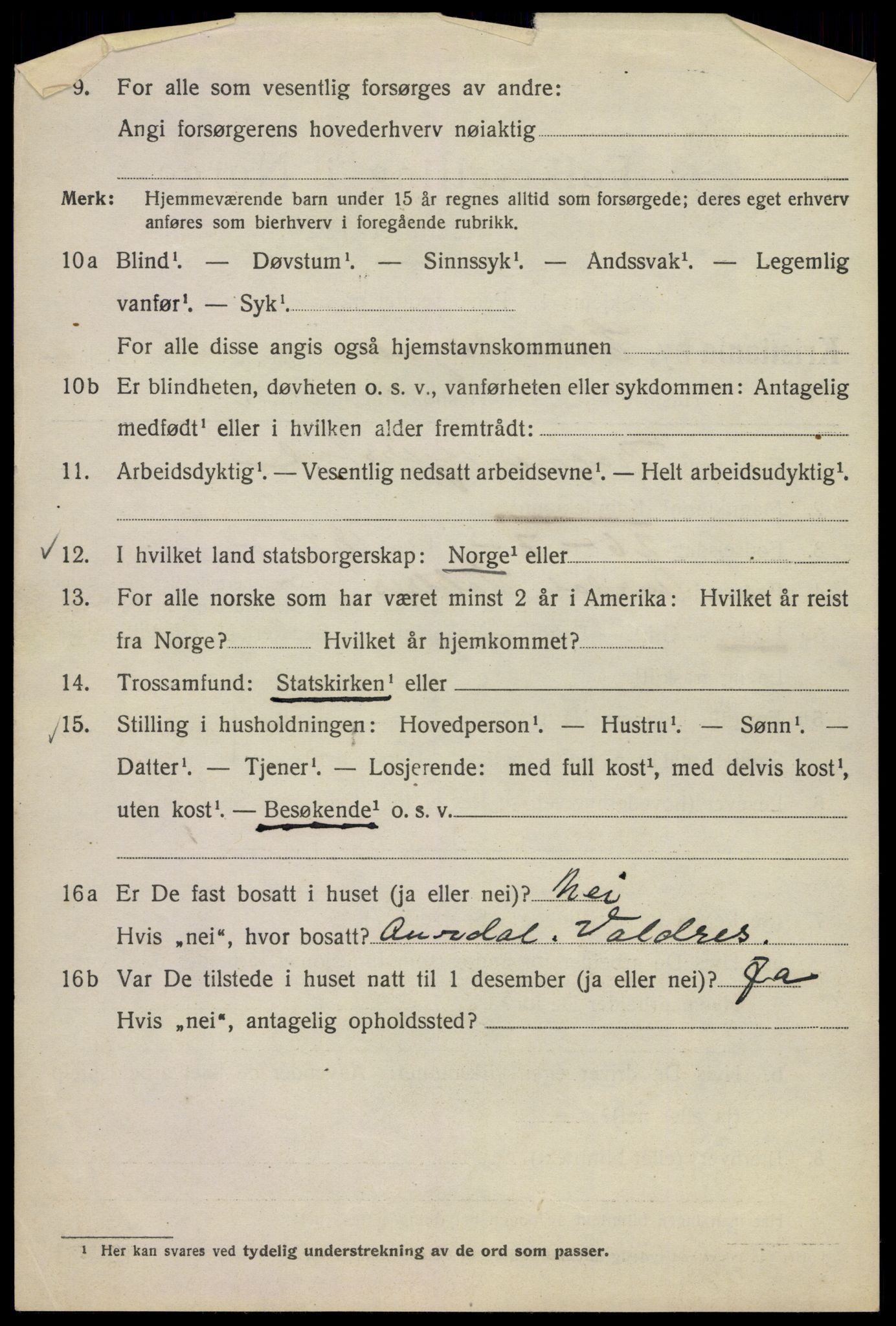 SAO, 1920 census for Kristiania, 1920, p. 215028