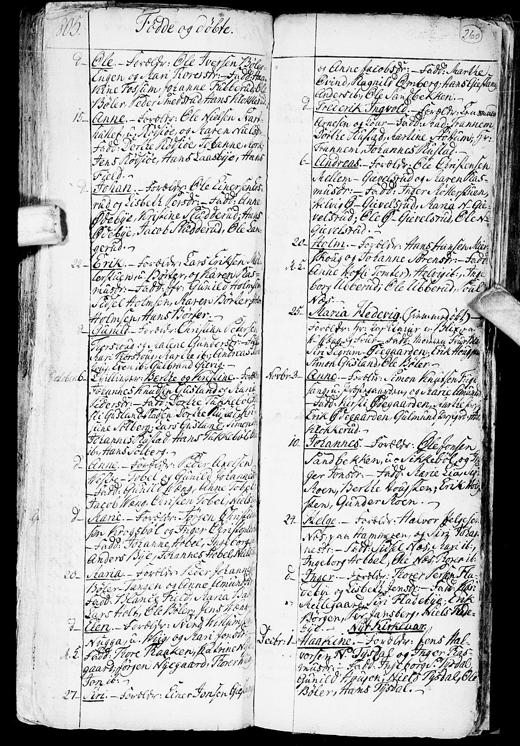 Enebakk prestekontor Kirkebøker, AV/SAO-A-10171c/F/Fa/L0002: Parish register (official) no. I 2, 1755-1806, p. 259-260