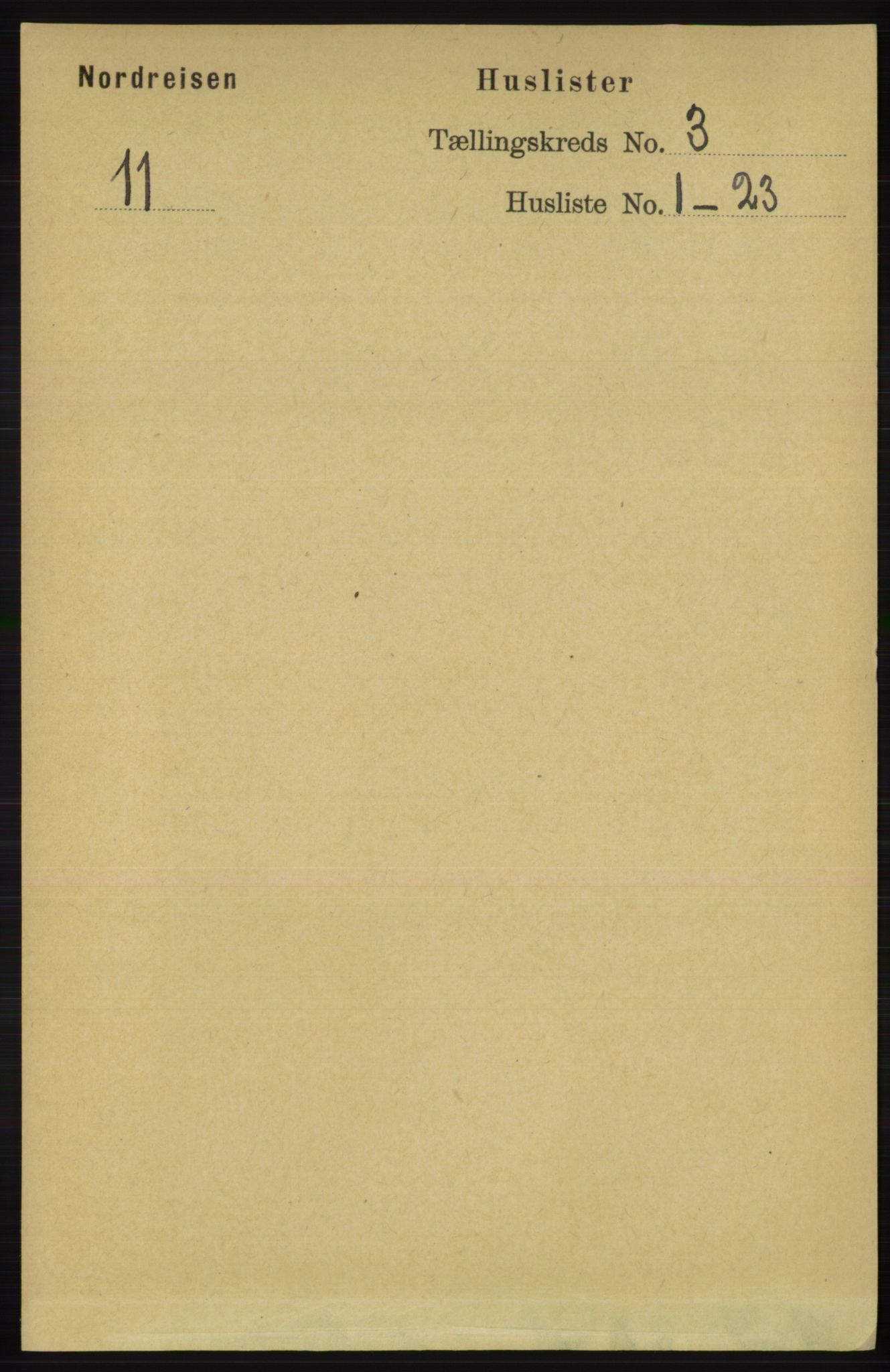 RA, 1891 census for 1942 Nordreisa, 1891, p. 1300