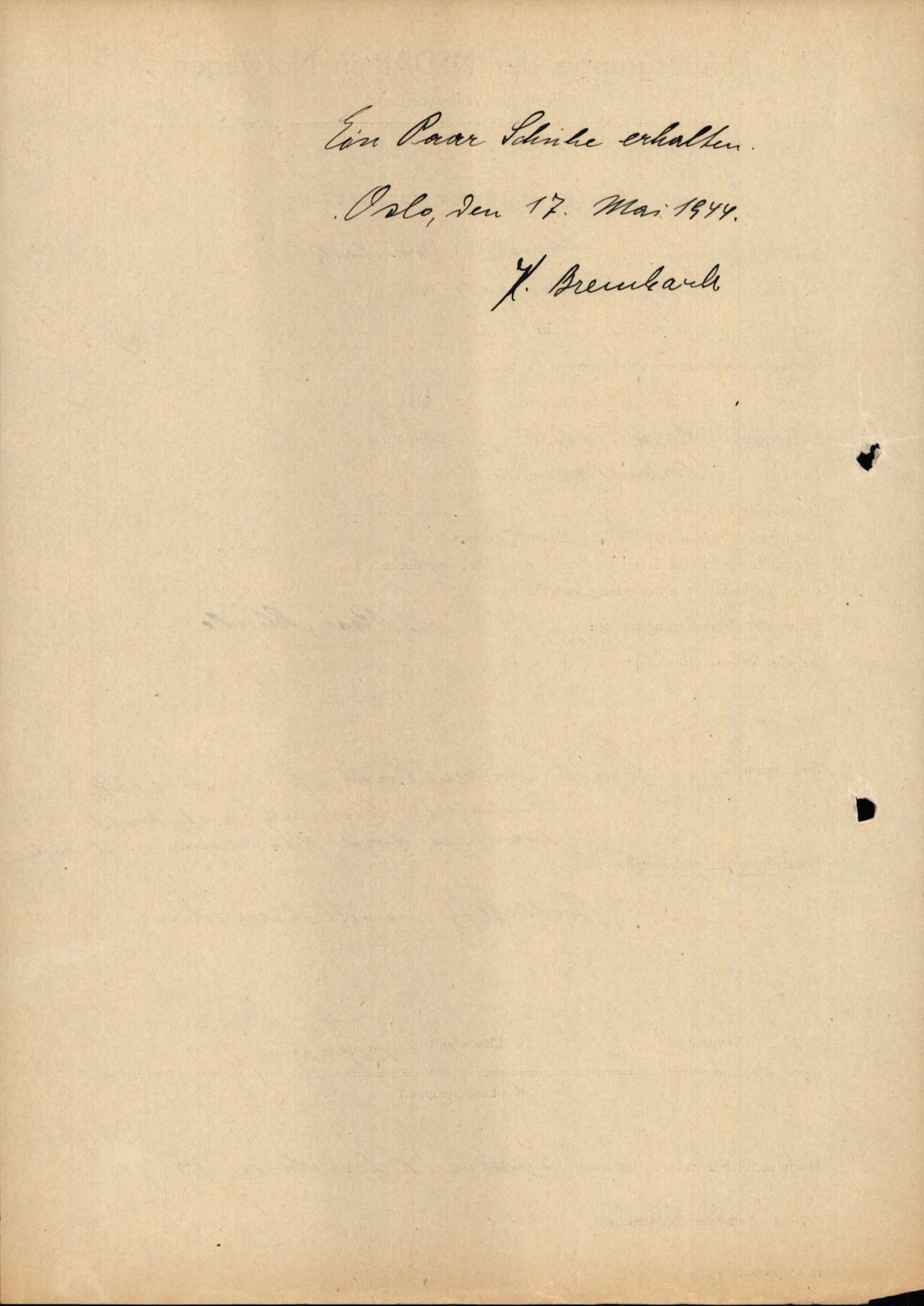 Forsvarets Overkommando. 2 kontor. Arkiv 11.4. Spredte tyske arkivsaker, AV/RA-RAFA-7031/D/Dar/Darb/L0015: Reichskommissariat - NSDAP in Norwegen, 1938-1945, p. 1008