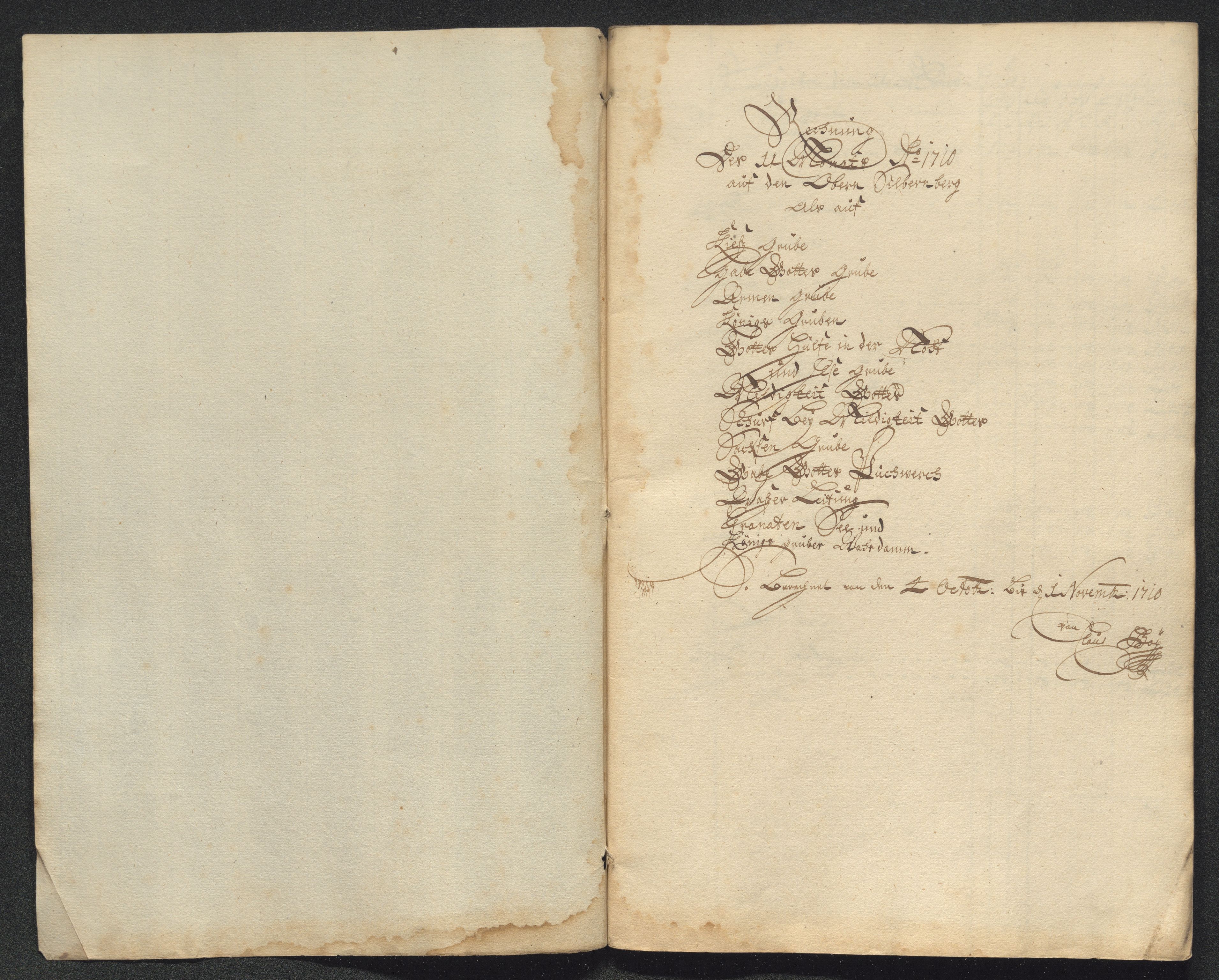 Kongsberg Sølvverk 1623-1816, AV/SAKO-EA-3135/001/D/Dc/Dcd/L0098: Utgiftsregnskap for gruver m.m. , 1710, p. 399