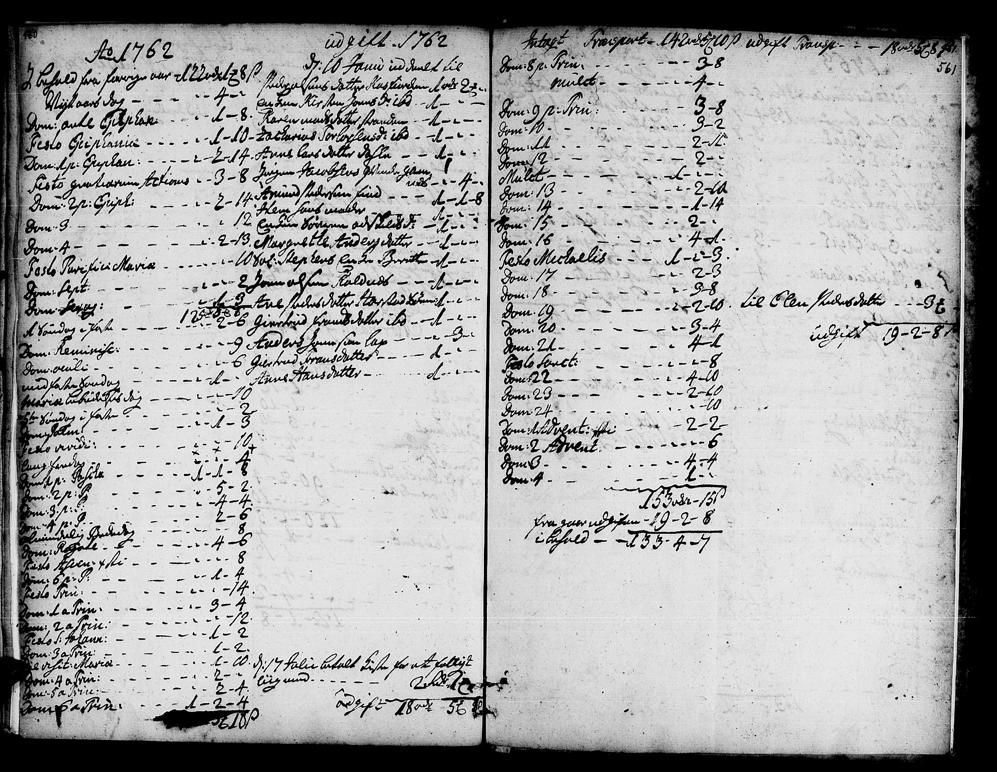 Trondenes sokneprestkontor, SATØ/S-1319/H/Ha/L0002kirke: Parish register (official) no. 2, 1751-1781, p. 560-561