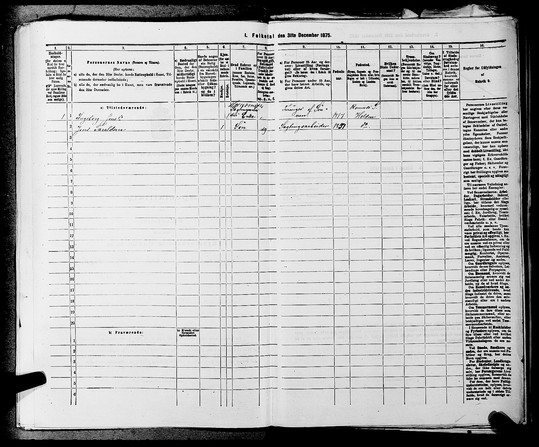 SAKO, 1875 census for 0819P Holla, 1875, p. 1102