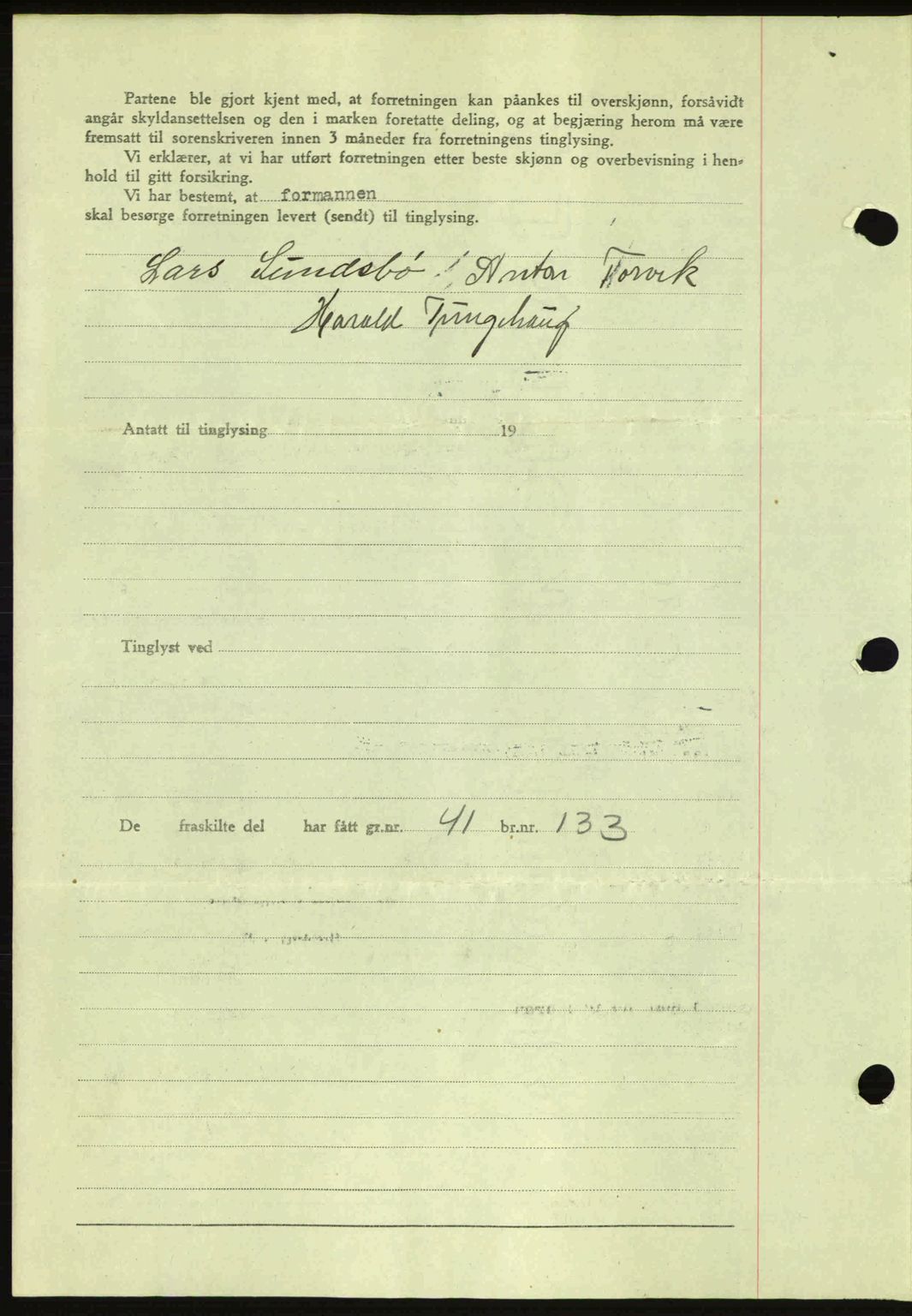 Romsdal sorenskriveri, AV/SAT-A-4149/1/2/2C: Mortgage book no. A17, 1944-1945, Diary no: : 1794/1944