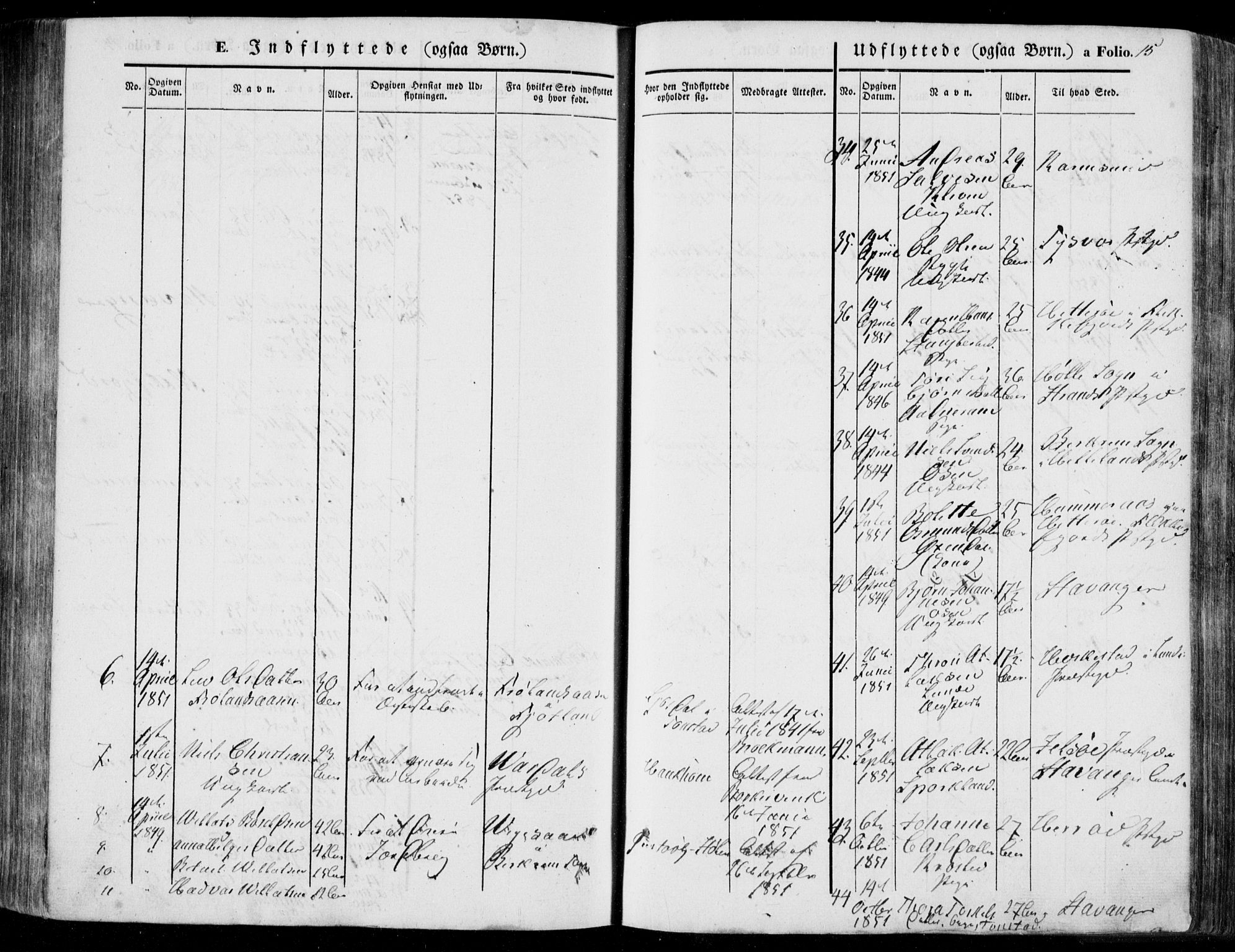 Bakke sokneprestkontor, AV/SAK-1111-0002/F/Fa/Faa/L0005: Parish register (official) no. A 5, 1847-1855, p. 15