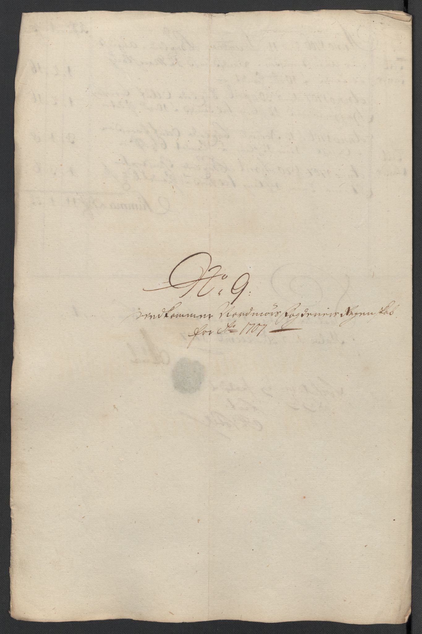 Rentekammeret inntil 1814, Reviderte regnskaper, Fogderegnskap, AV/RA-EA-4092/R56/L3742: Fogderegnskap Nordmøre, 1706-1707, p. 264