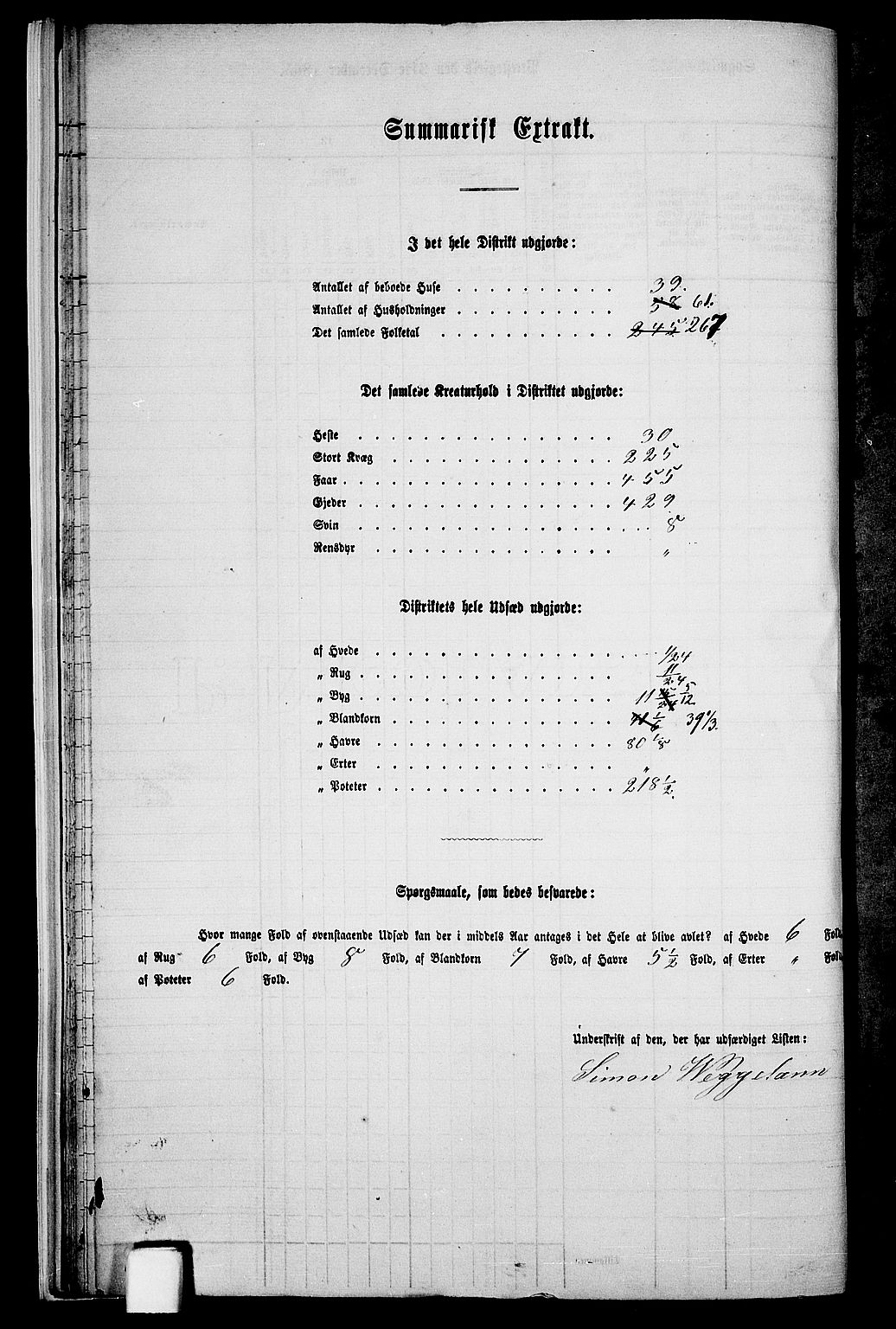 RA, 1865 census for Fjotland, 1865, p. 21