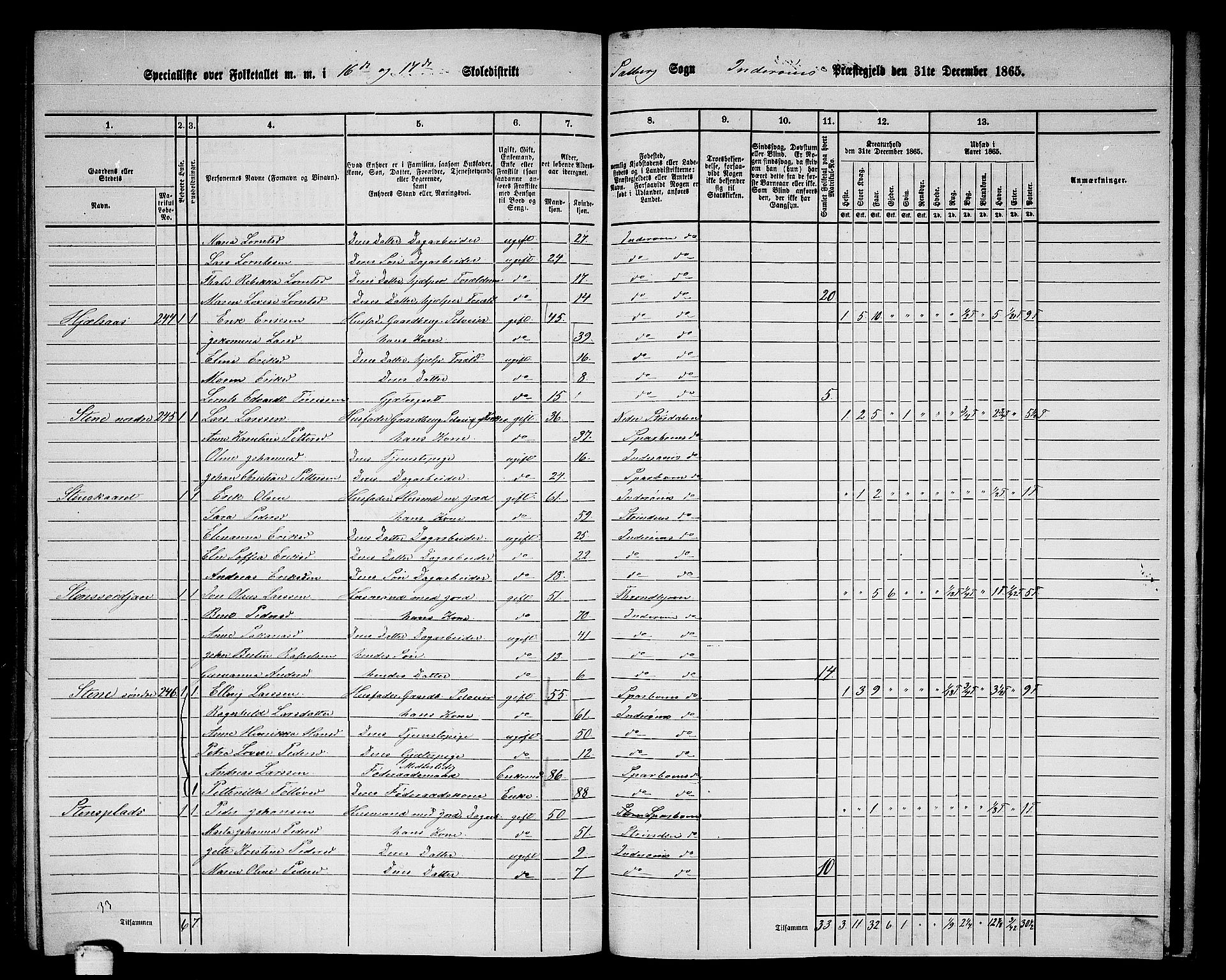 RA, 1865 census for Inderøy, 1865, p. 214