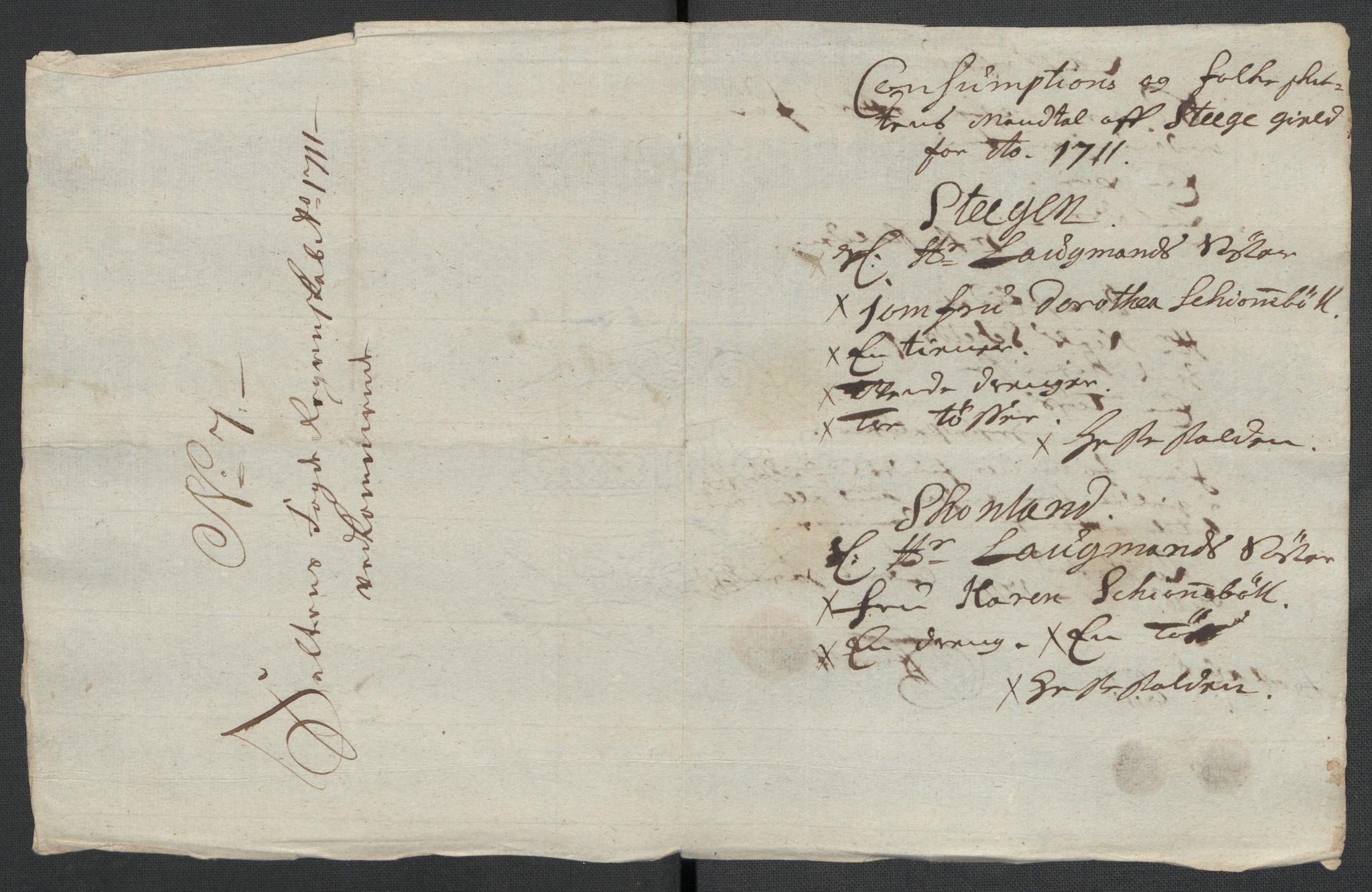 Rentekammeret inntil 1814, Reviderte regnskaper, Fogderegnskap, AV/RA-EA-4092/R66/L4582: Fogderegnskap Salten, 1711-1712, p. 95