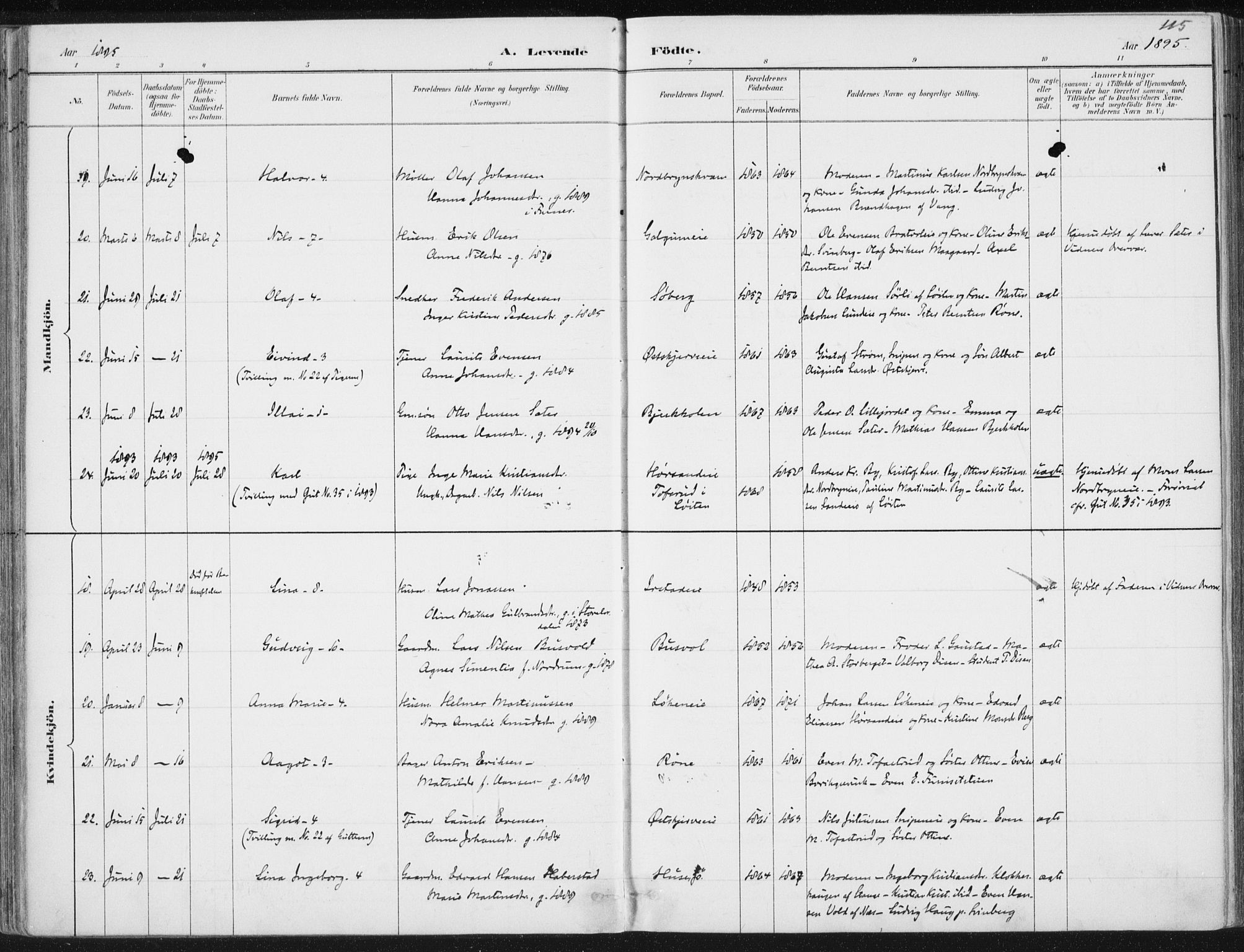 Romedal prestekontor, SAH/PREST-004/K/L0010: Parish register (official) no. 10, 1880-1895, p. 115