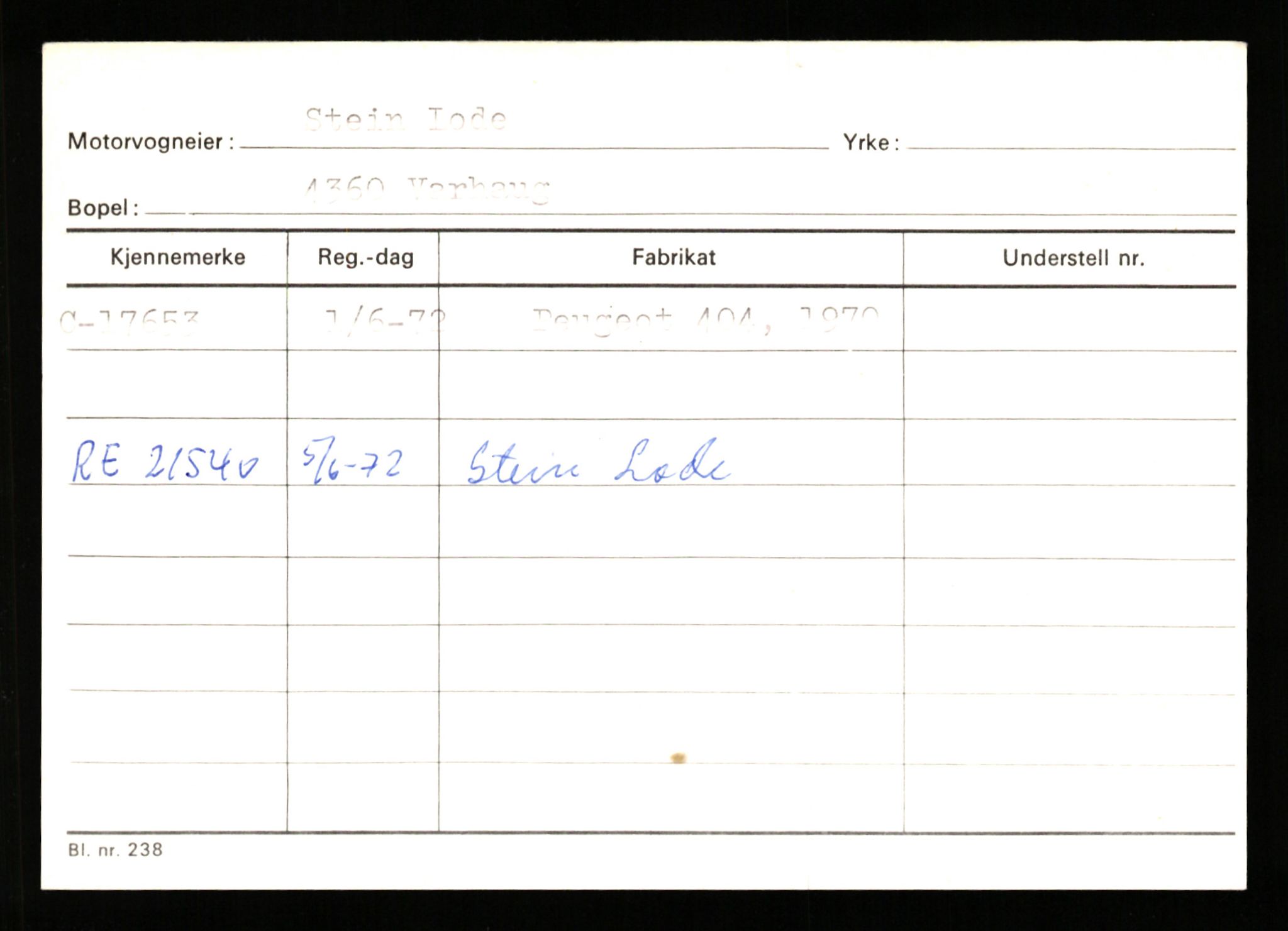 Stavanger trafikkstasjon, AV/SAST-A-101942/0/G/L0004: Registreringsnummer: 15497 - 22957, 1930-1971, p. 1097