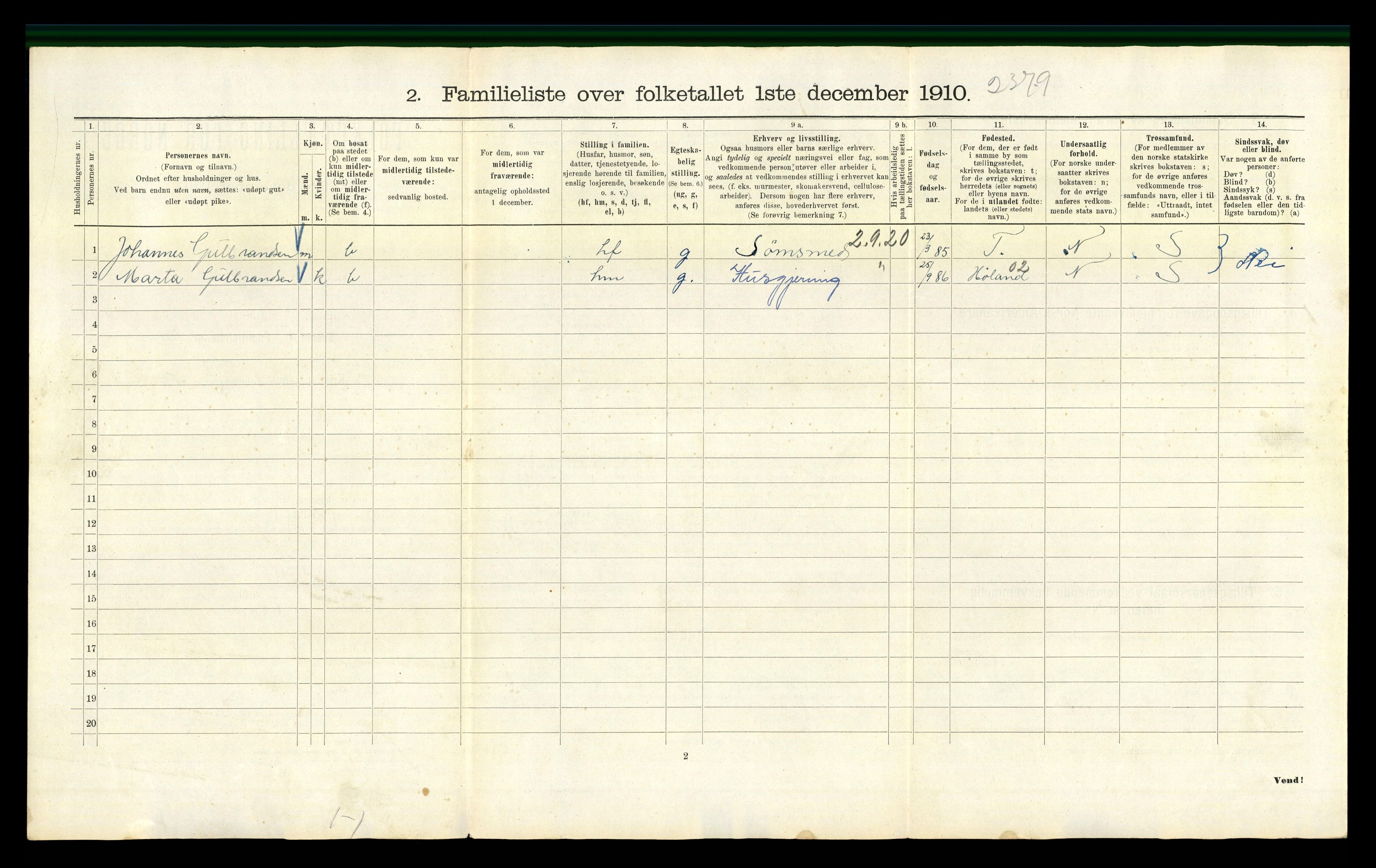 RA, 1910 census for Kristiania, 1910, p. 71158