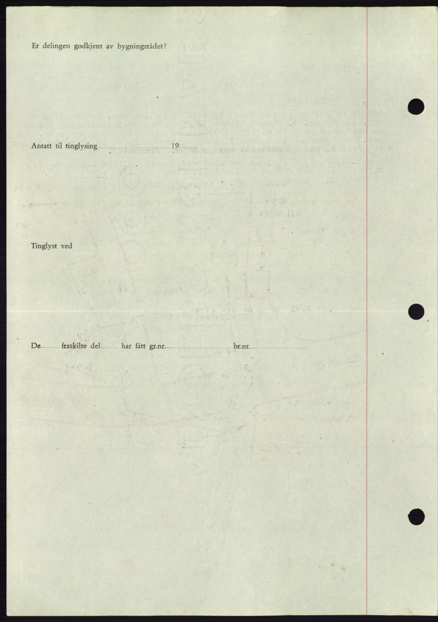 Søre Sunnmøre sorenskriveri, AV/SAT-A-4122/1/2/2C/L0084: Mortgage book no. 10A, 1949-1949, Diary no: : 584/1949