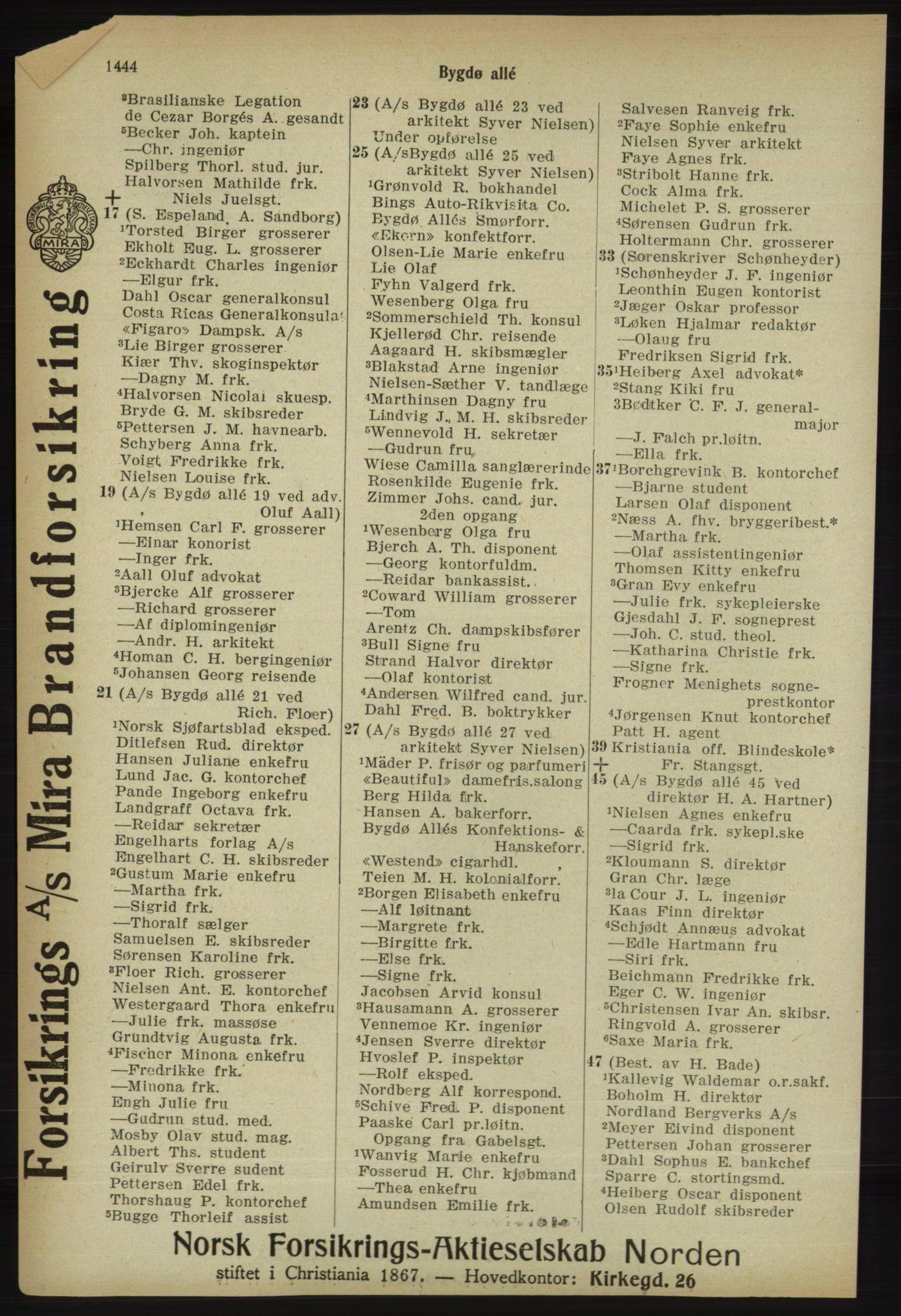 Kristiania/Oslo adressebok, PUBL/-, 1918, p. 1597