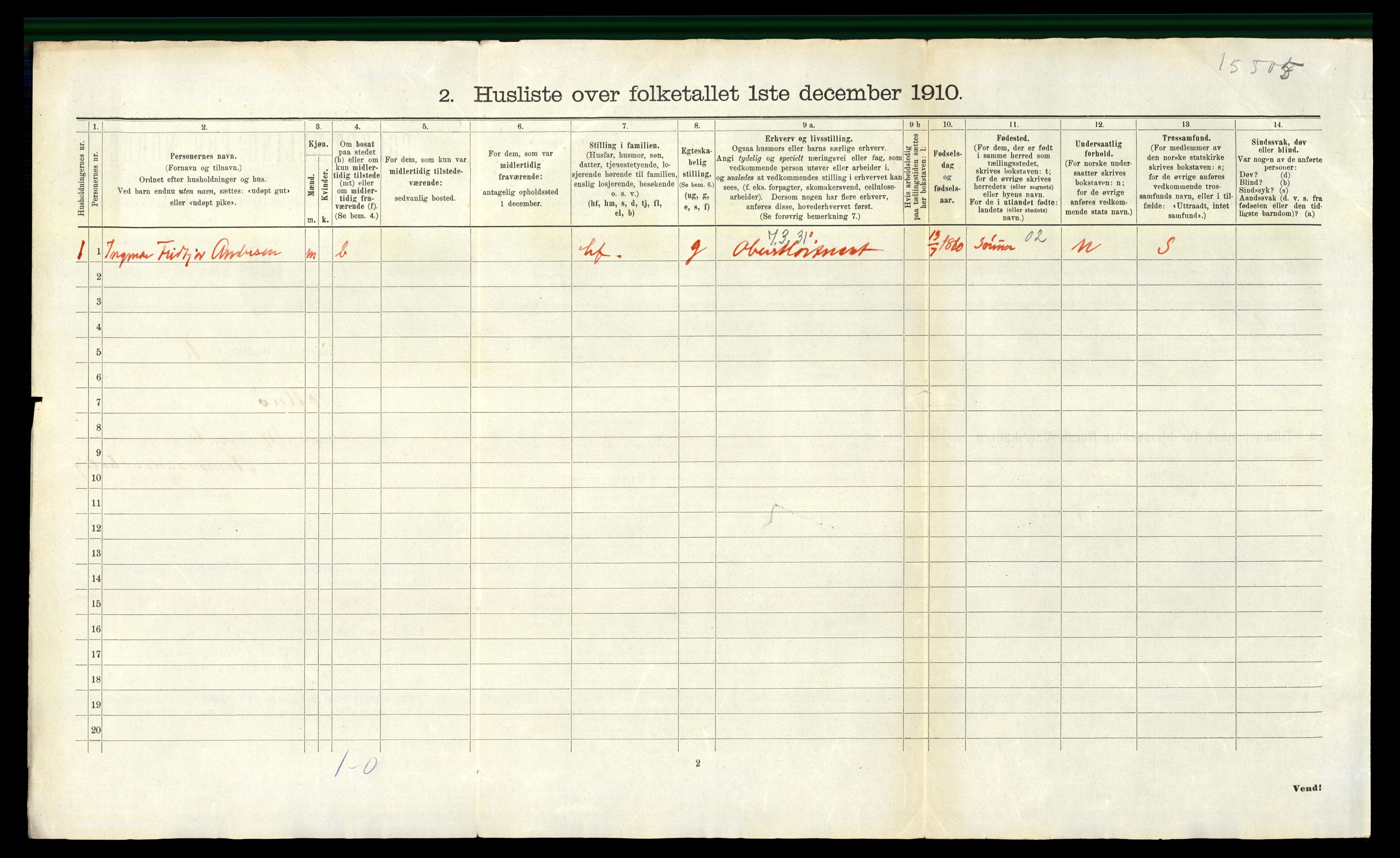 RA, 1910 census for Nøtterøy, 1910, p. 2459