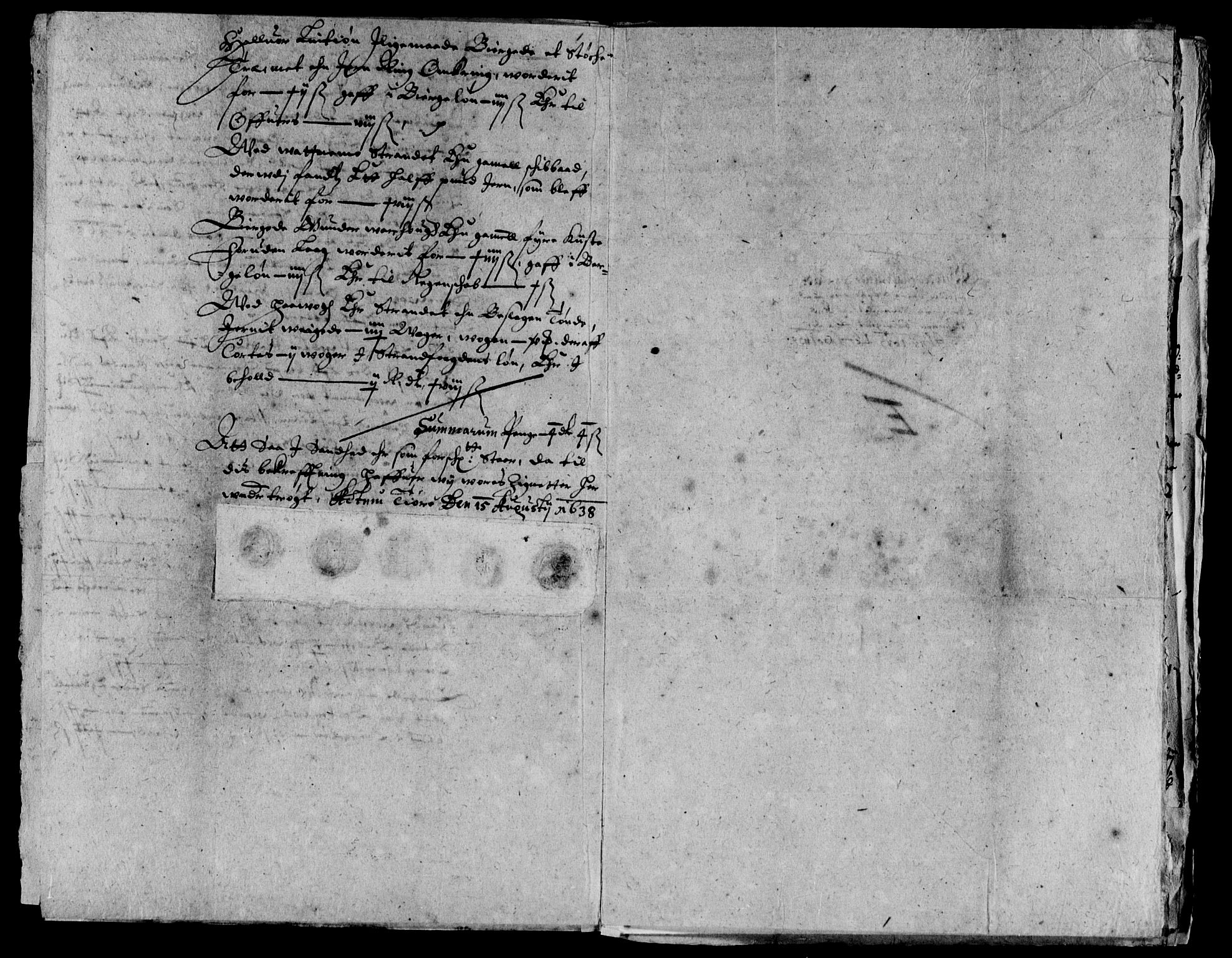 Rentekammeret inntil 1814, Reviderte regnskaper, Lensregnskaper, AV/RA-EA-5023/R/Rb/Rbs/L0022: Stavanger len, 1637-1639