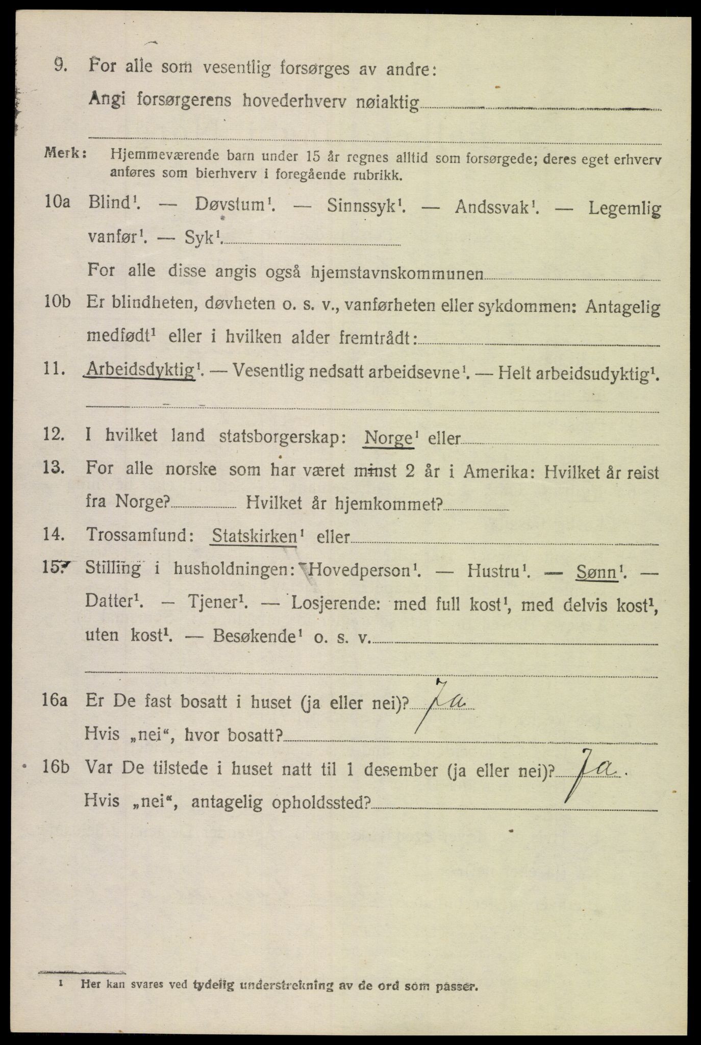 SAH, 1920 census for Nord-Aurdal, 1920, p. 6849