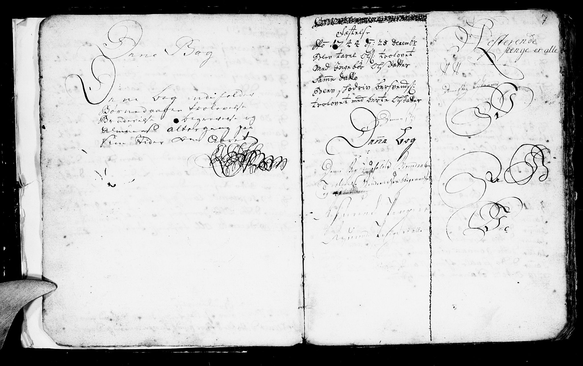 Bjelland sokneprestkontor, SAK/1111-0005/F/Fb/Fba/L0001: Parish register (copy) no. B 1, 1727-1752, p. 7