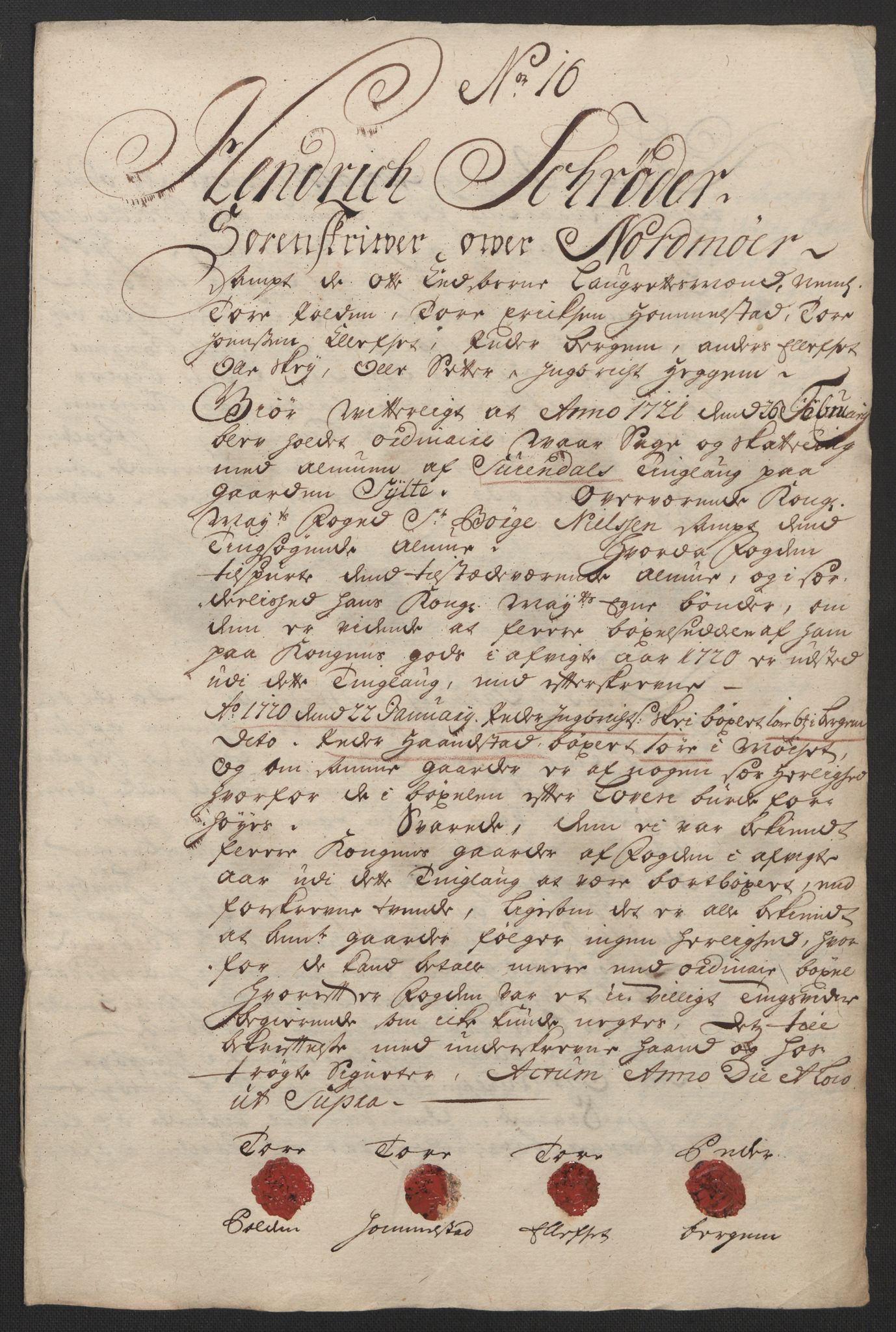 Rentekammeret inntil 1814, Reviderte regnskaper, Fogderegnskap, RA/EA-4092/R56/L3753: Fogderegnskap Nordmøre, 1720, p. 356