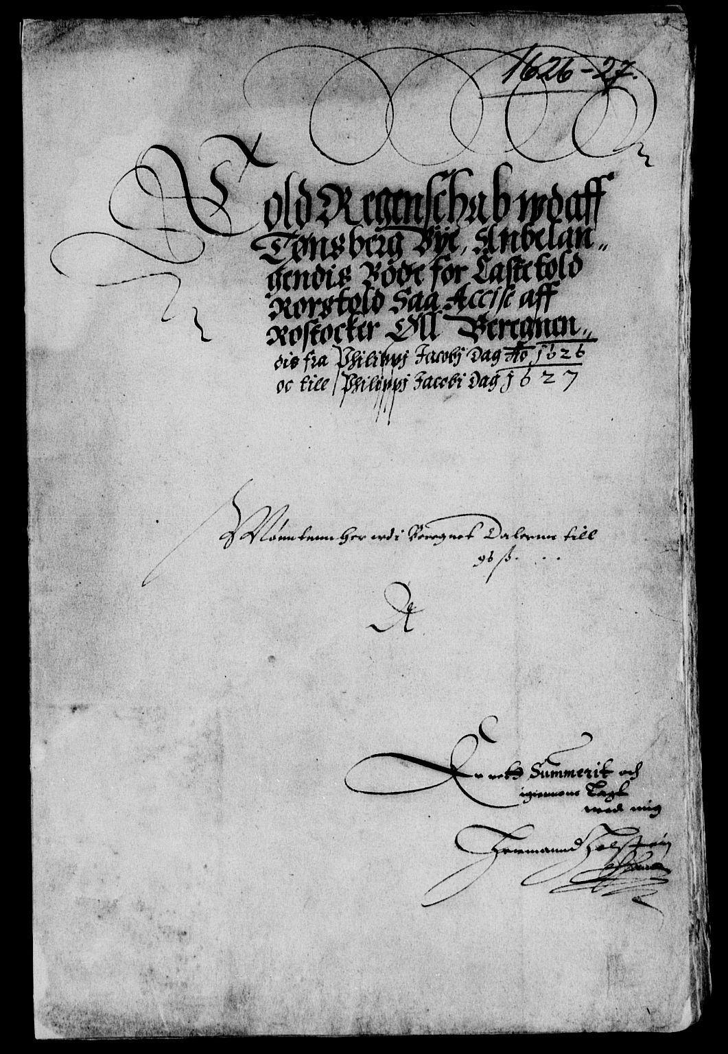 Rentekammeret inntil 1814, Reviderte regnskaper, Lensregnskaper, RA/EA-5023/R/Rb/Rbo/L0007: Tønsberg len, 1624-1627