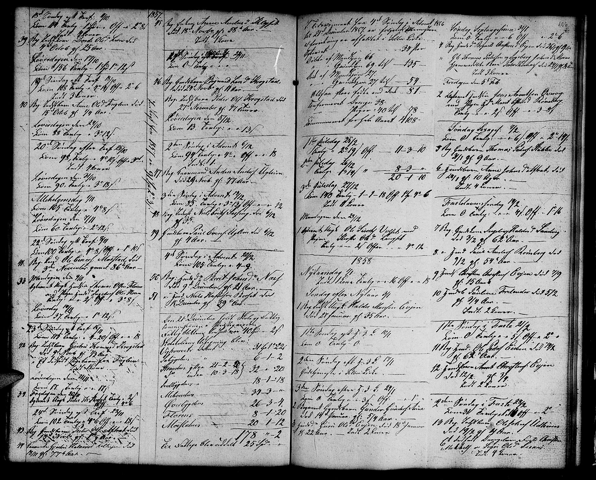 Ministerialprotokoller, klokkerbøker og fødselsregistre - Sør-Trøndelag, SAT/A-1456/695/L1154: Parish register (copy) no. 695C05, 1842-1858, p. 106