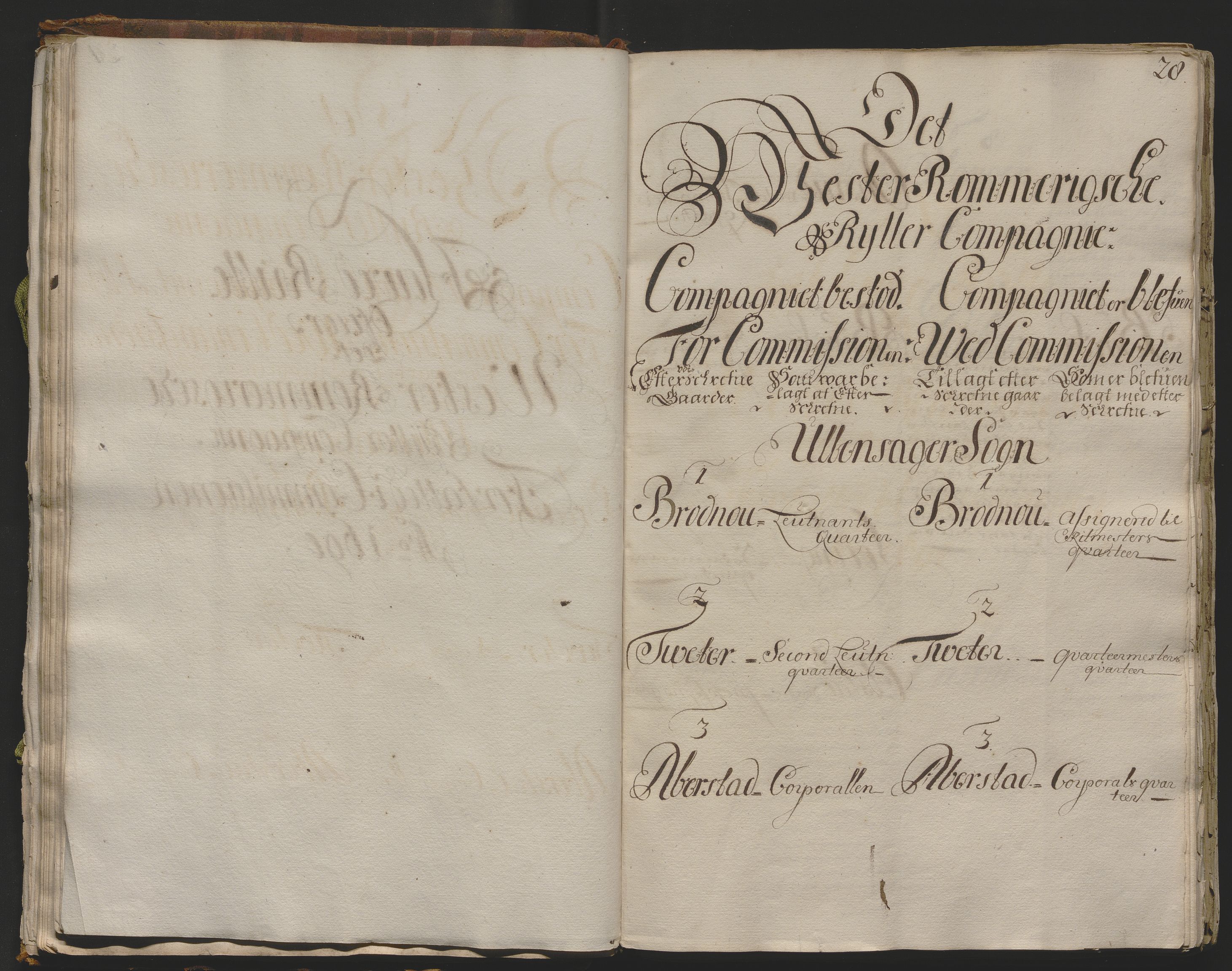 Rentekammeret inntil 1814, Realistisk ordnet avdeling, AV/RA-EA-4070/Ok/L0013: [Ff 19]: Generalhovedrulle over kavaleriet og dragonene i Norge, 1690-1691, p. 27b-28a