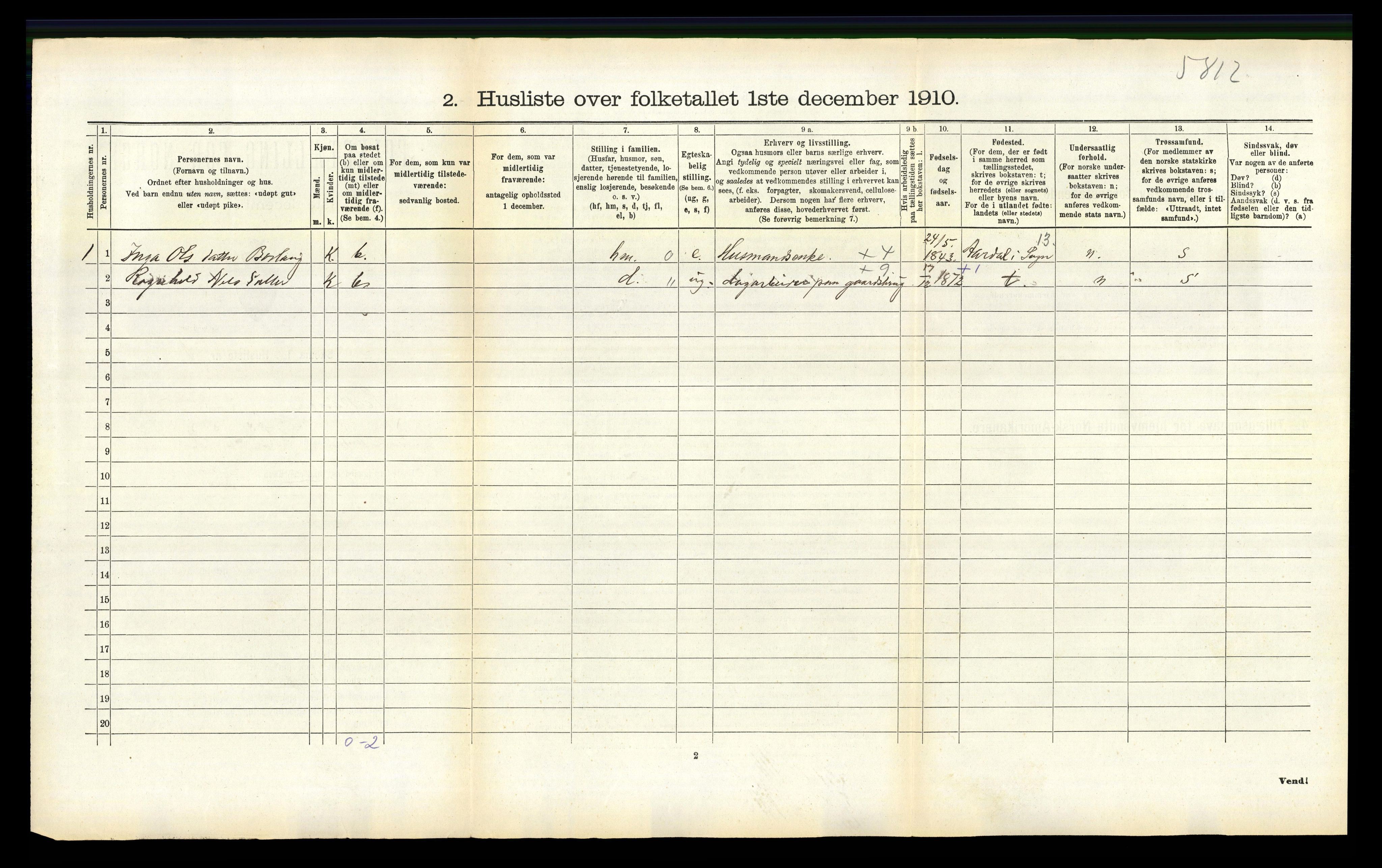 RA, 1910 census for Leikanger, 1910, p. 777