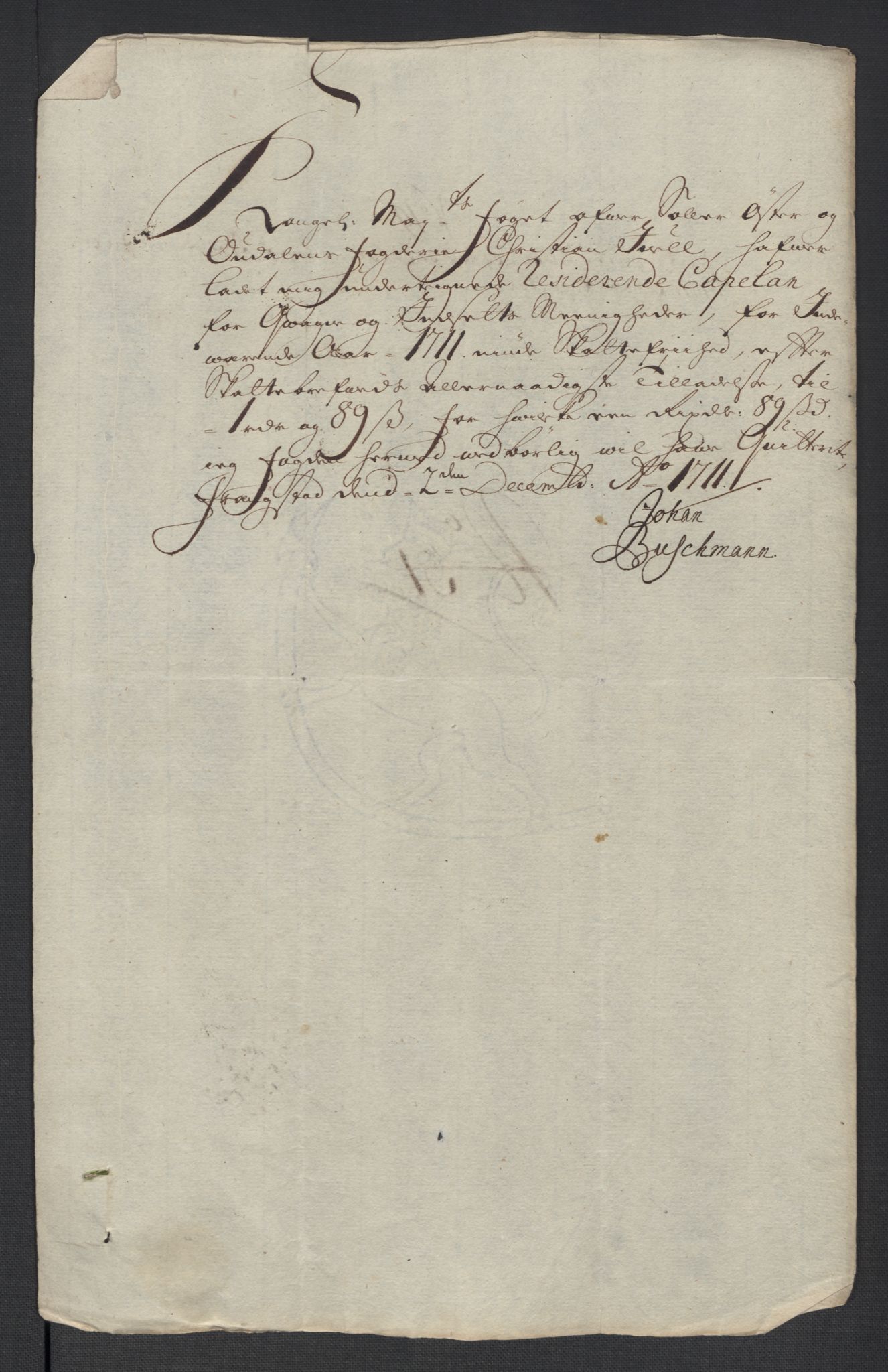 Rentekammeret inntil 1814, Reviderte regnskaper, Fogderegnskap, RA/EA-4092/R13/L0848: Fogderegnskap Solør, Odal og Østerdal, 1711, p. 299