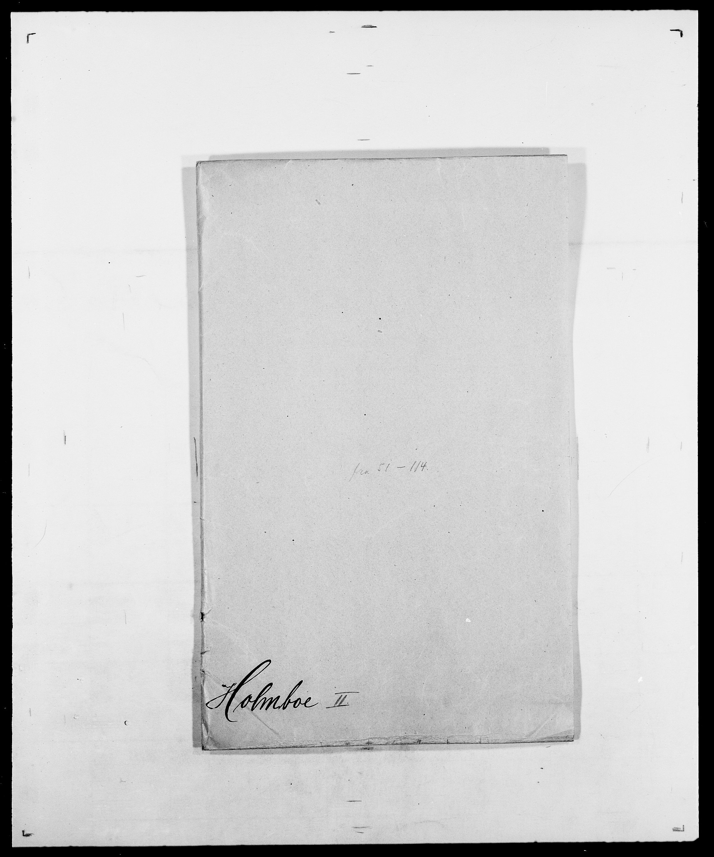 Delgobe, Charles Antoine - samling, SAO/PAO-0038/D/Da/L0018: Hoch - Howert, p. 551