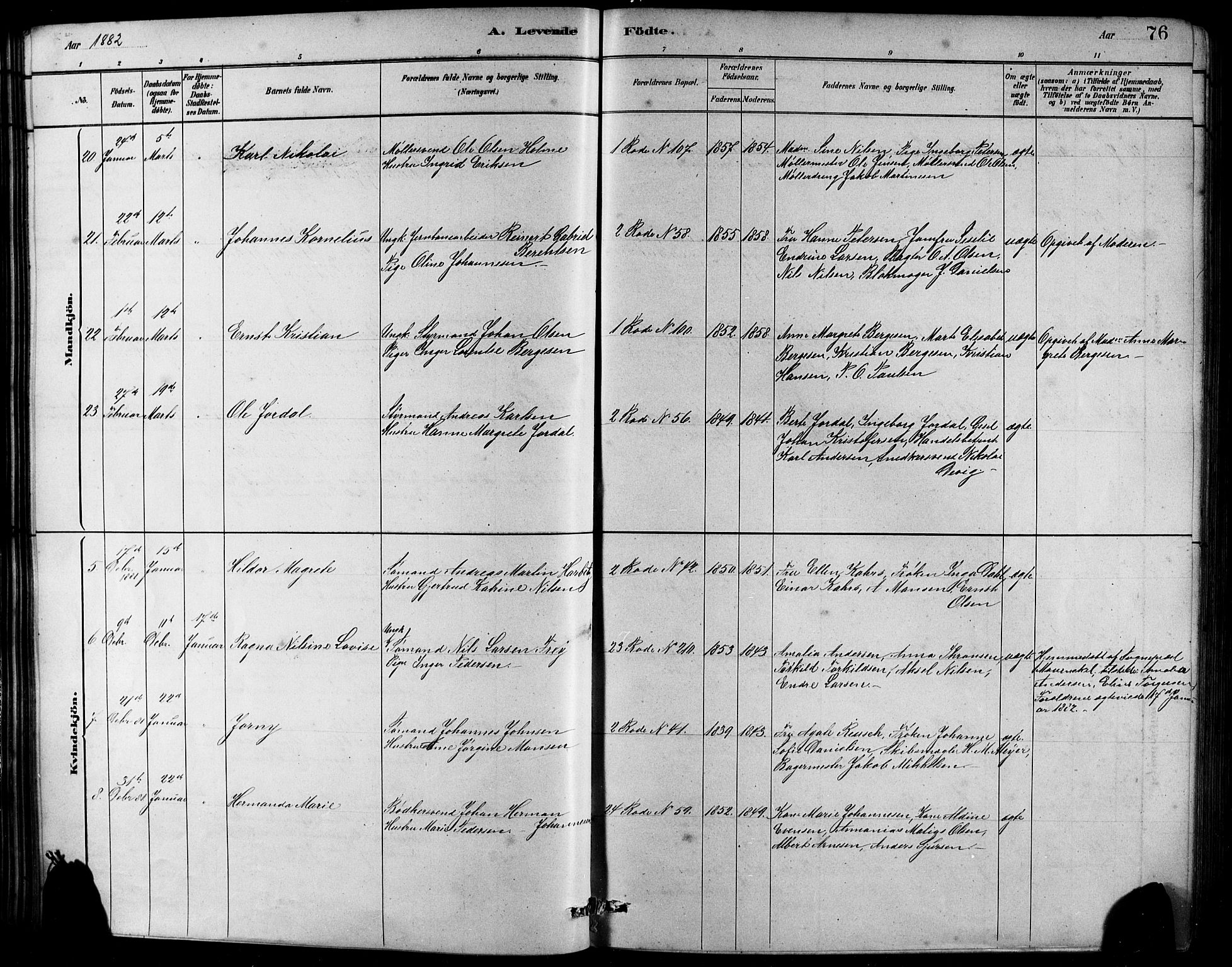 Sandviken Sokneprestembete, AV/SAB-A-77601/H/Hb/L0001: Parish register (copy) no. A 2, 1879-1892, p. 76