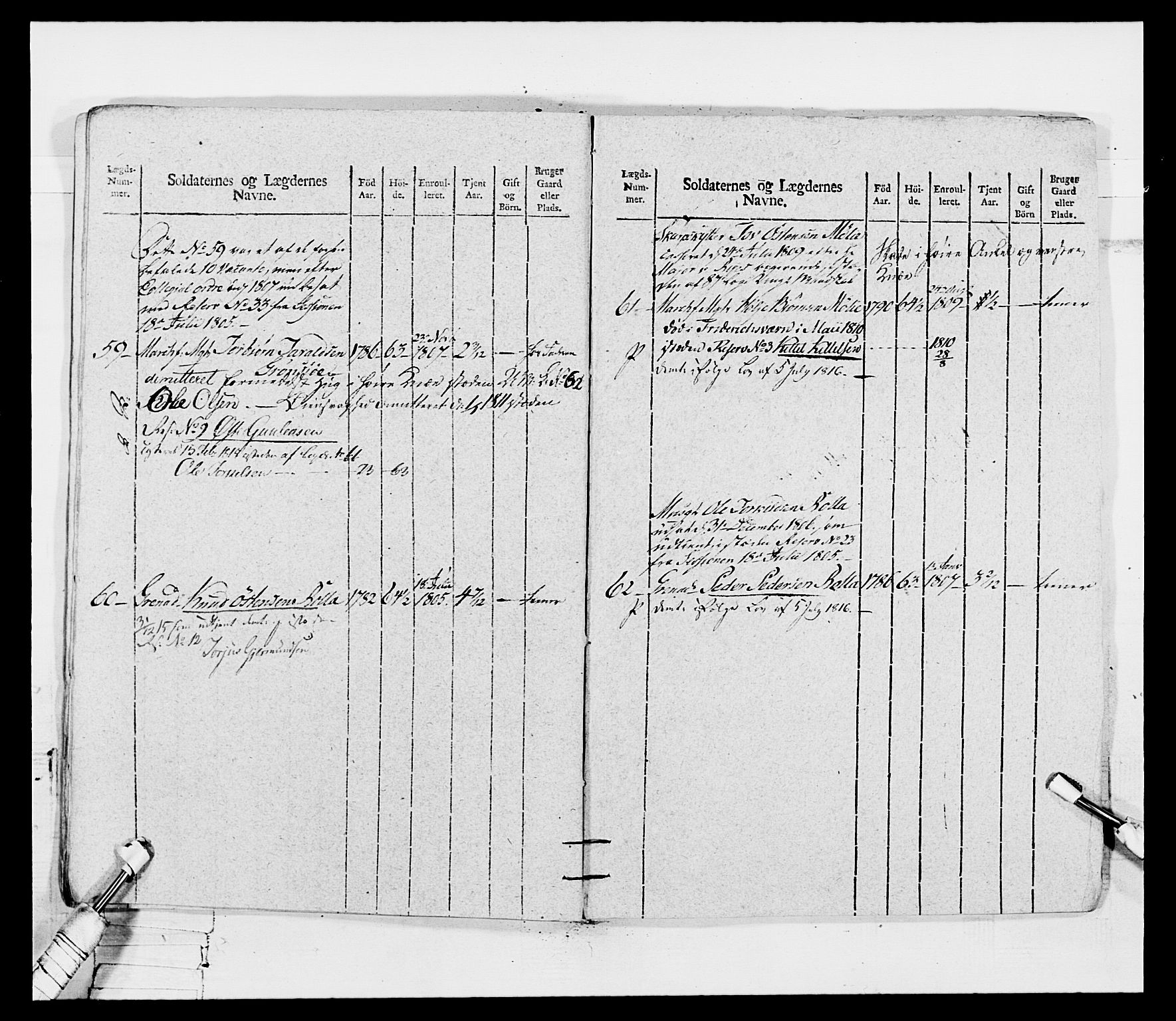 Generalitets- og kommissariatskollegiet, Det kongelige norske kommissariatskollegium, AV/RA-EA-5420/E/Eh/L0116: Telemarkske nasjonale infanteriregiment, 1810, p. 76