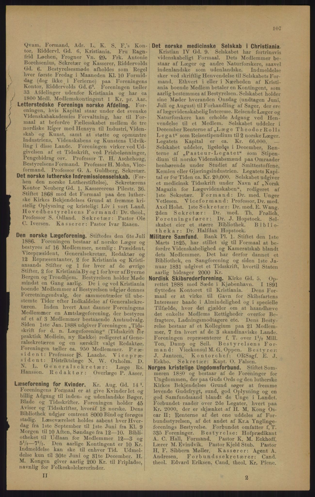 Kristiania/Oslo adressebok, PUBL/-, 1905, p. 107