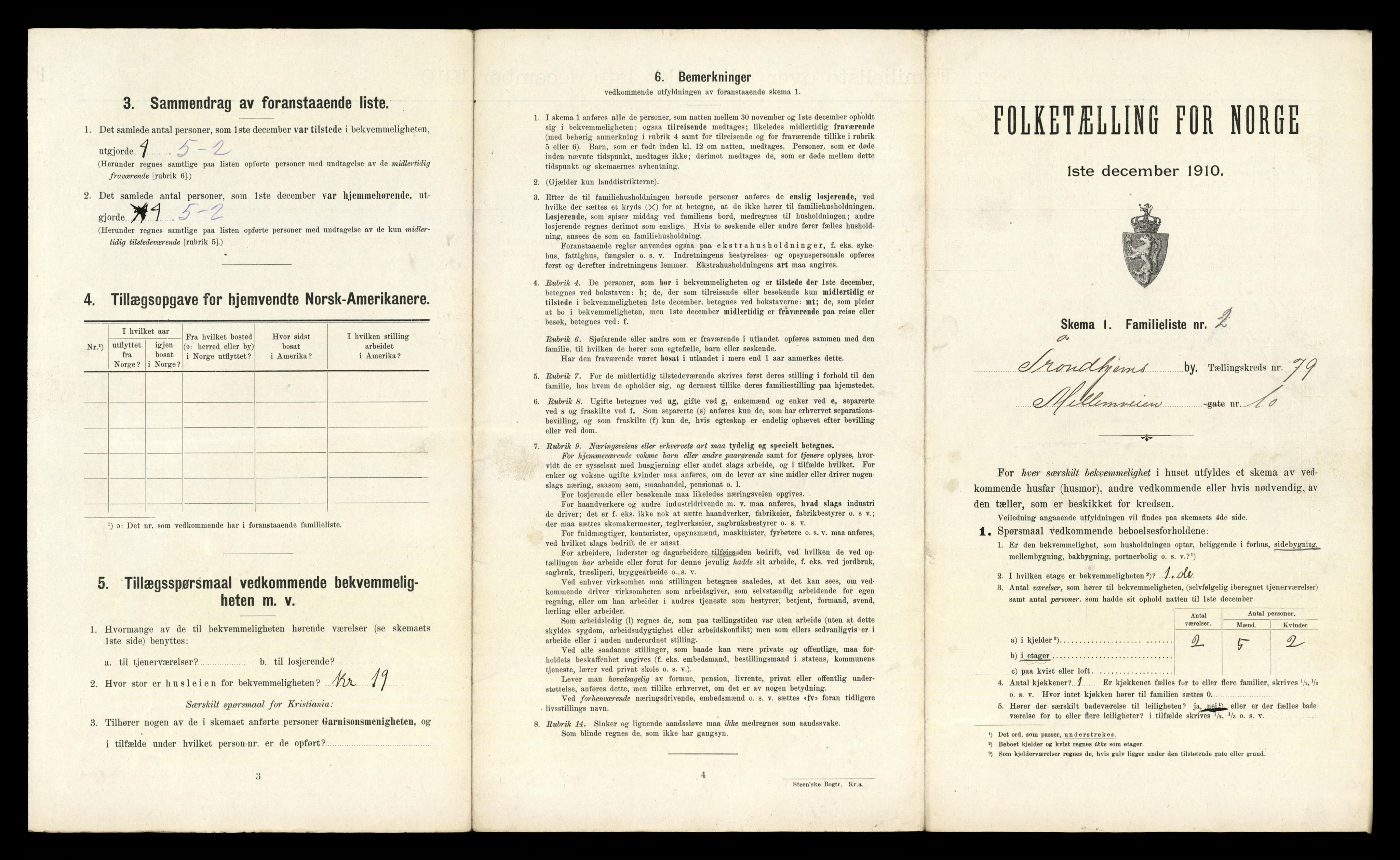 RA, 1910 census for Trondheim, 1910, p. 23889