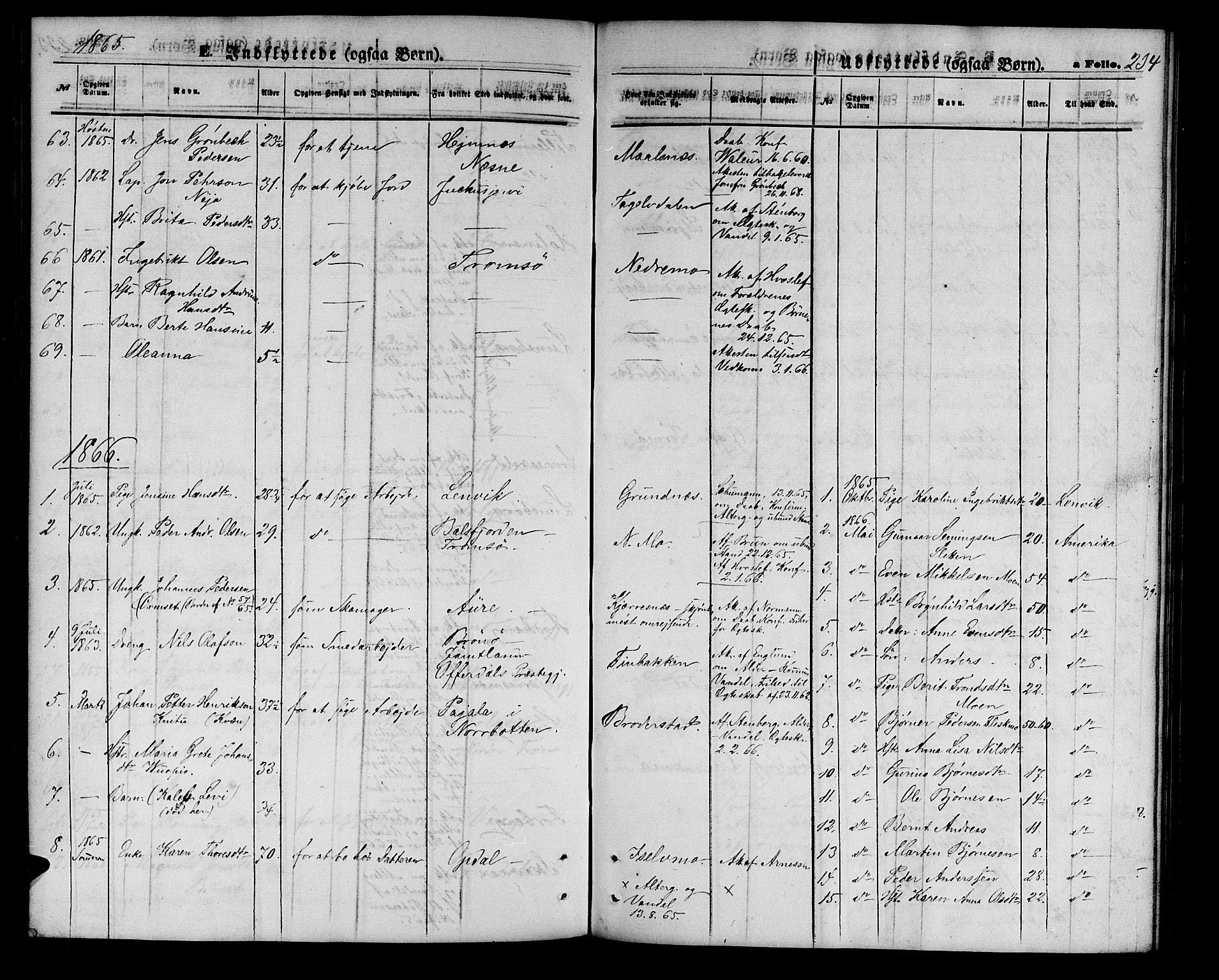 Målselv sokneprestembete, SATØ/S-1311/G/Ga/Gab/L0002klokker: Parish register (copy) no. 2, 1865-1873, p. 234