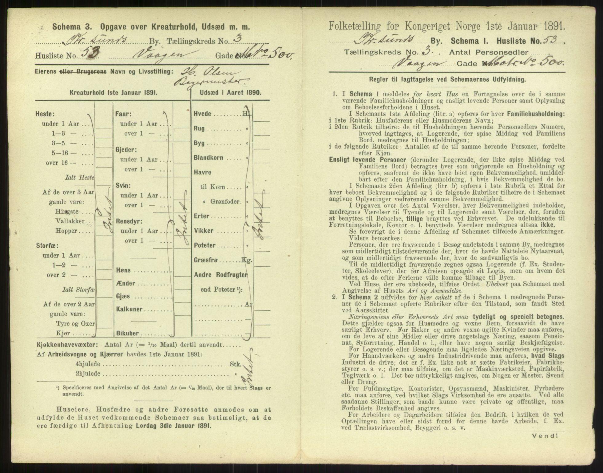 RA, 1891 census for 1503 Kristiansund, 1891, p. 314
