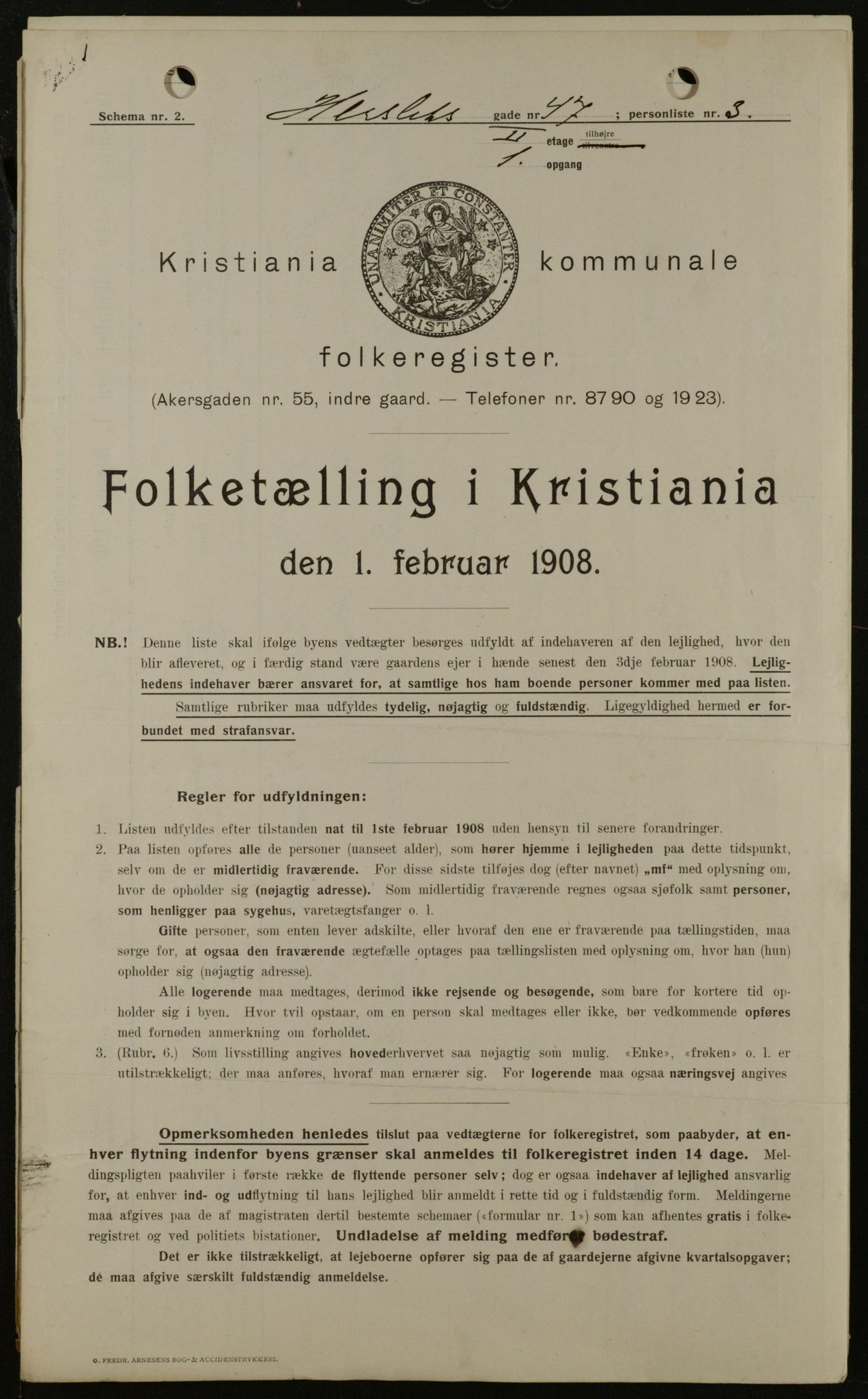 OBA, Municipal Census 1908 for Kristiania, 1908, p. 35841