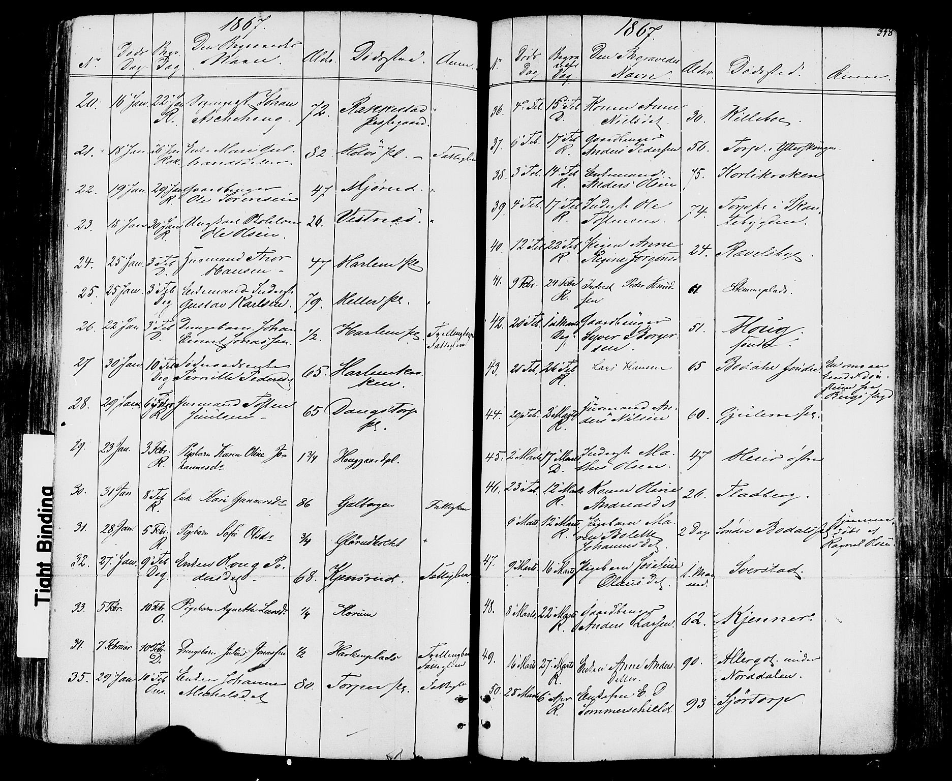Rakkestad prestekontor Kirkebøker, SAO/A-2008/F/Fa/L0011: Parish register (official) no. I 11, 1862-1877, p. 358