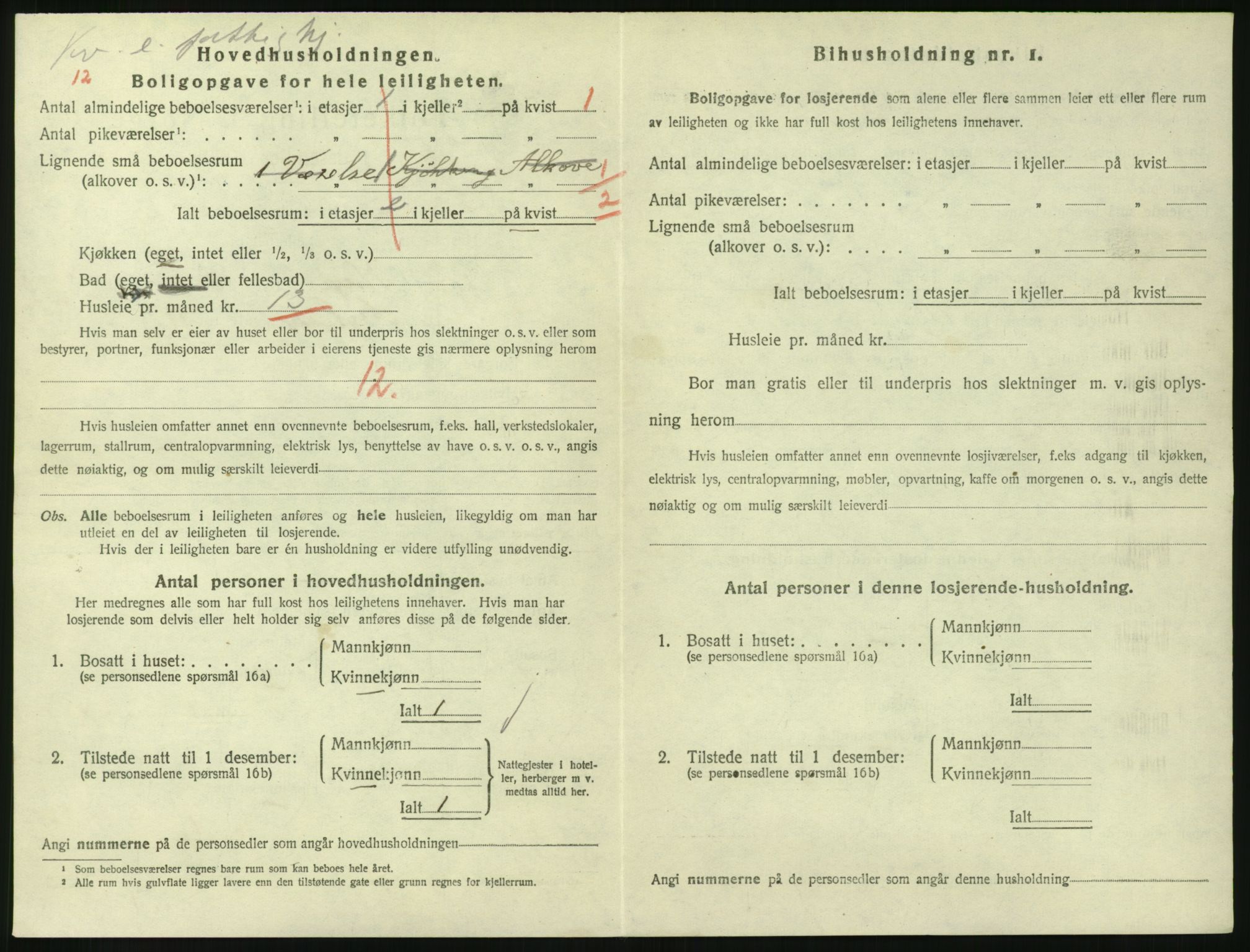 SAKO, 1920 census for Larvik, 1920, p. 3407