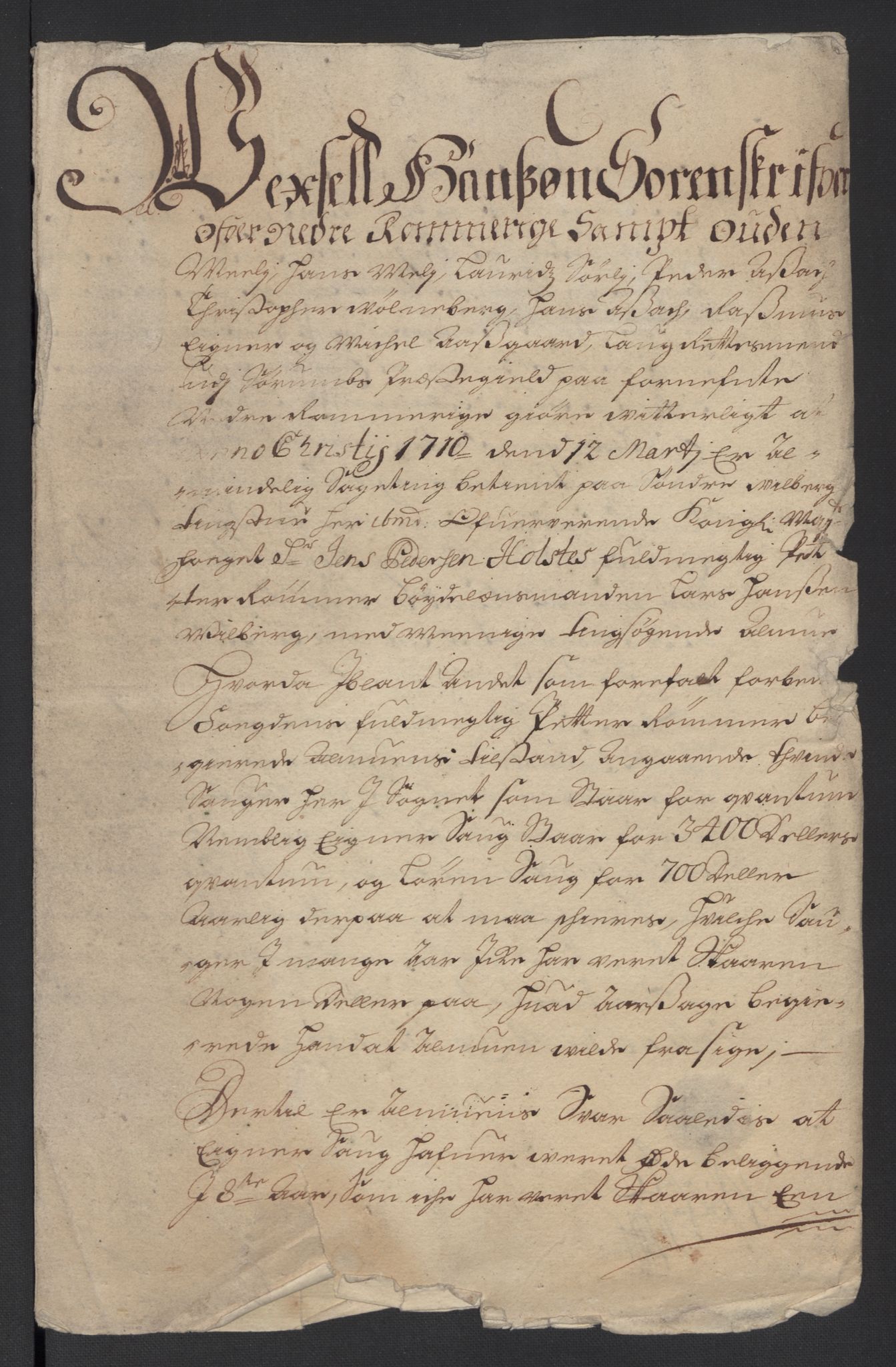 Rentekammeret inntil 1814, Reviderte regnskaper, Fogderegnskap, AV/RA-EA-4092/R11/L0591: Fogderegnskap Nedre Romerike, 1708-1709, p. 339